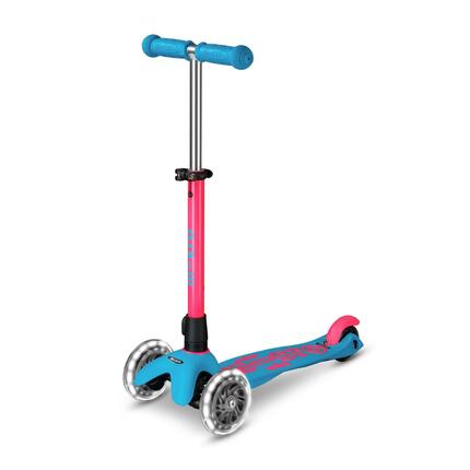 Step - Uniseks - Mini Micro Deluxe - LED-wielen - Marine Pink