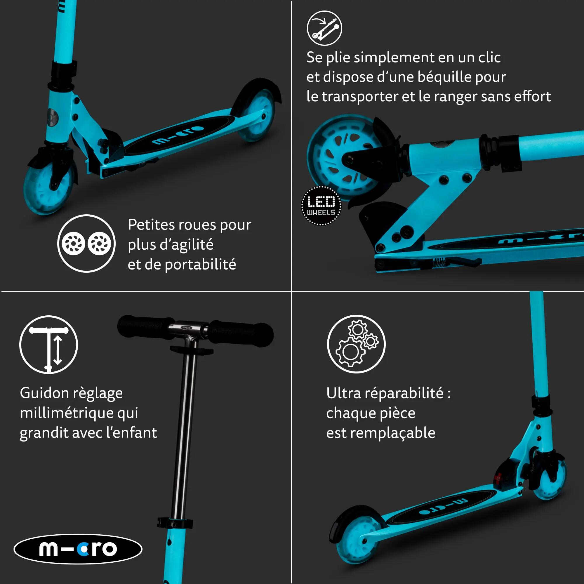 Trottinette enfant 2 roues -  Sprite LED - Glow 4/7