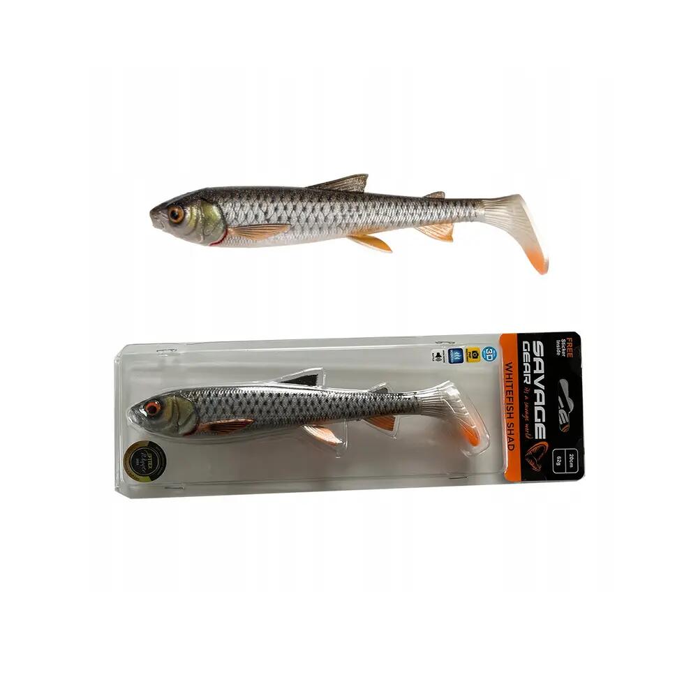 Appât souple Savage Gear 3D Whitefish Shad 6/7