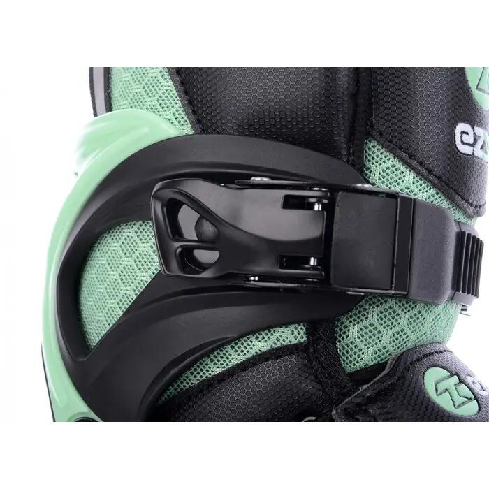 Ezza 90 – Femme – Rollers en ligne – Noir – Vert 4/7