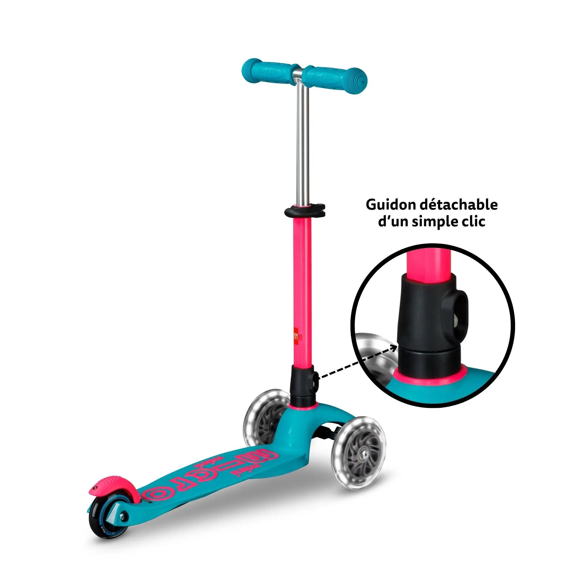Step - Uniseks - Mini Micro Deluxe - LED-wielen - Marine Pink 2/7