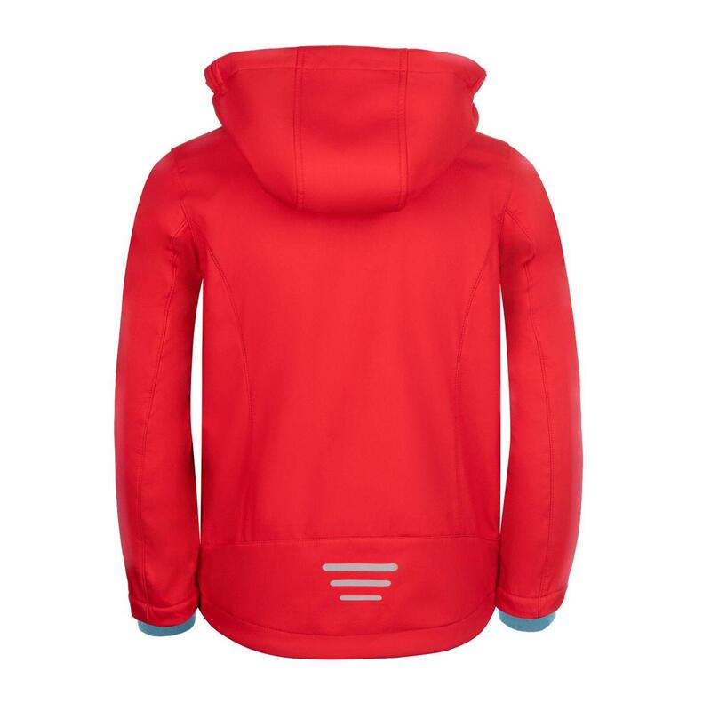 Kinder Jacke Preikestolen Rot/Delphinblau