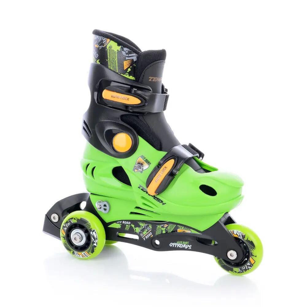 Baby Skeeler Set Racer - Kinderen - Verstelbaar - Groen 4/7