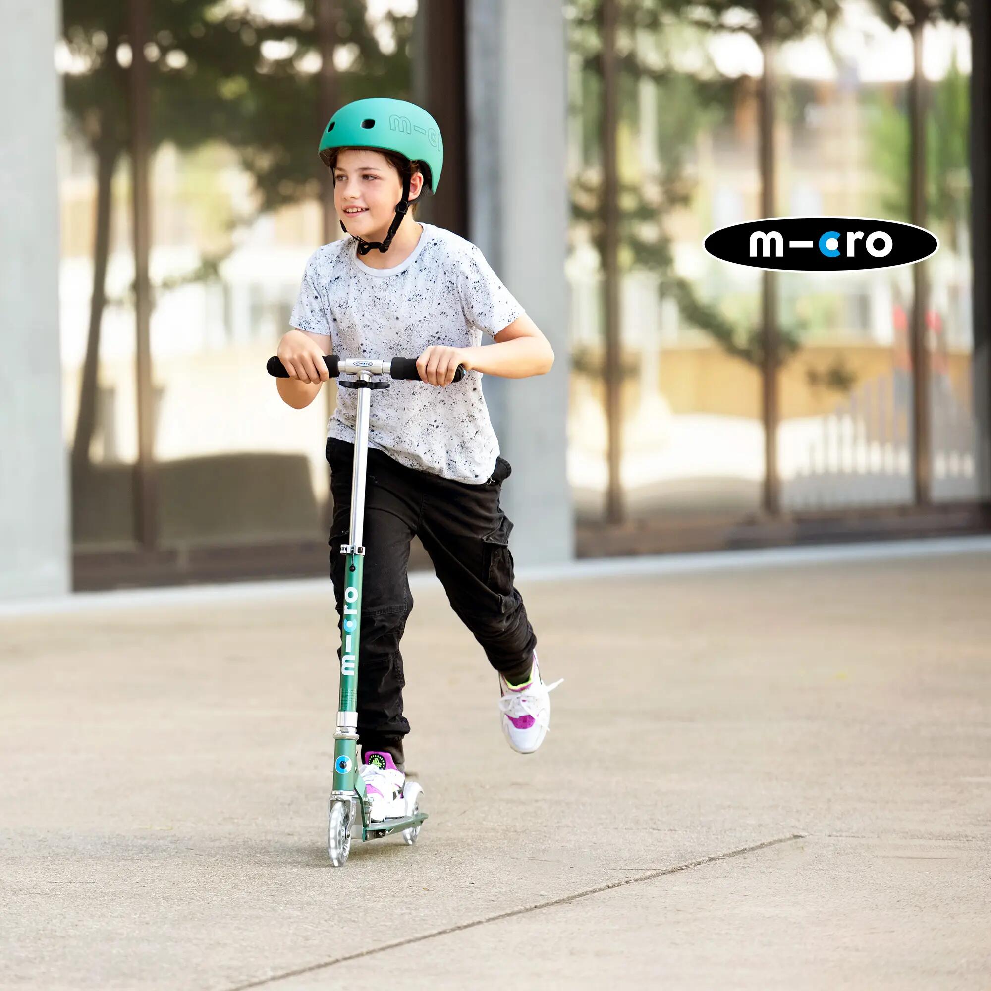 Scooter - Stad - Meisjes - Opvouwbaar - Micro Mobility - Bosgroen 5/7