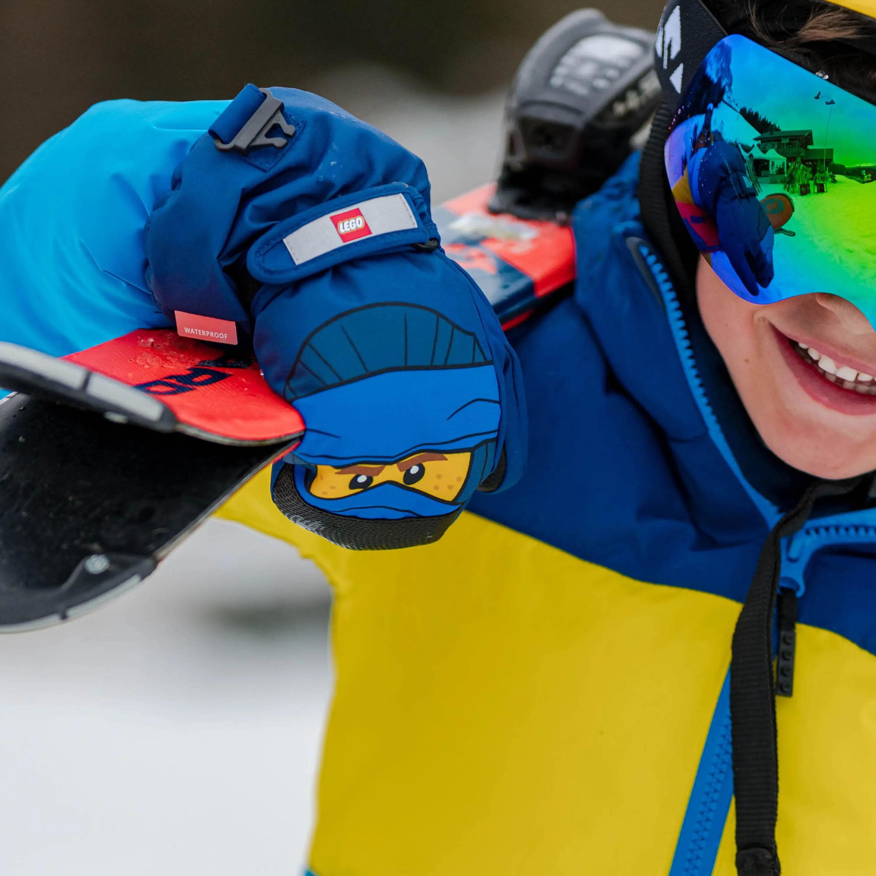 Skiwanten voor kinderen Lego Ninjago Lwagan 5/7