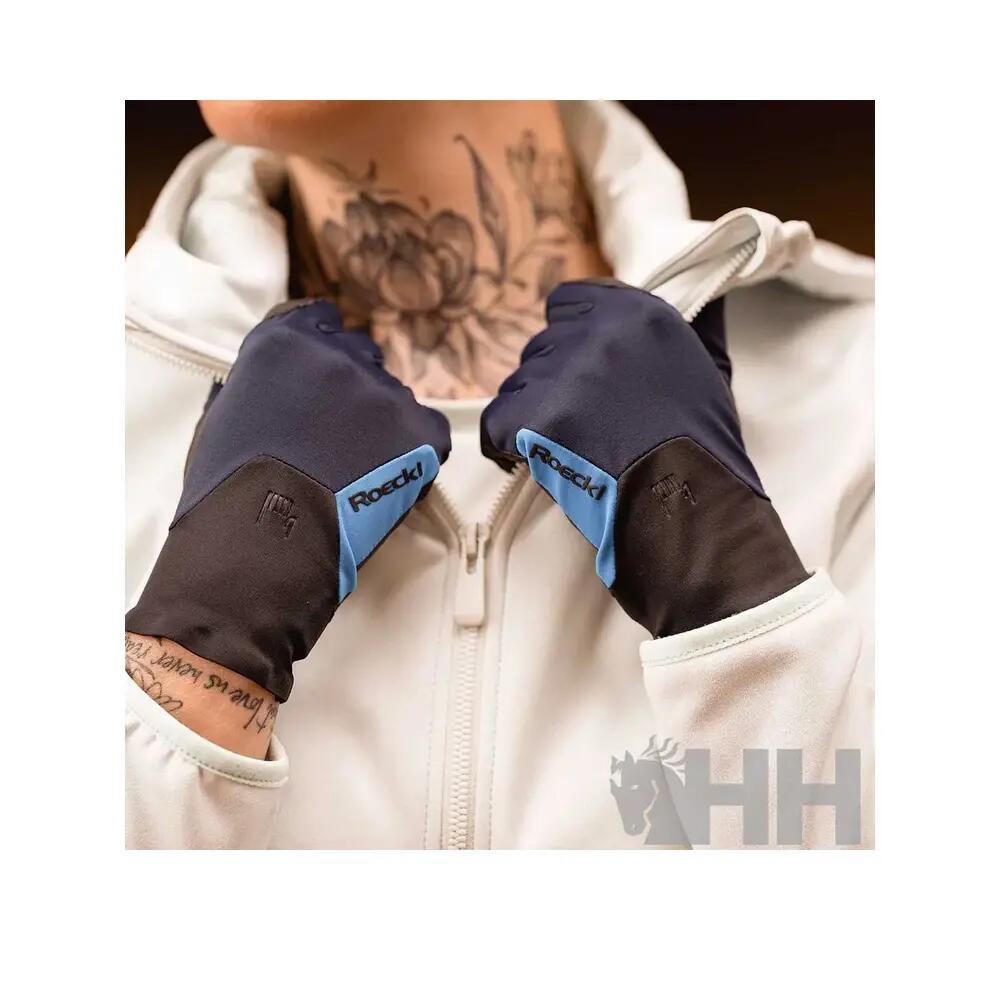 Gants Roeckl Mieke Femme Bleu 3/3