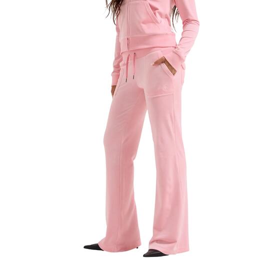 Pantalon De Jogging Motif/style Évasé LAYLA Femme (Rose)