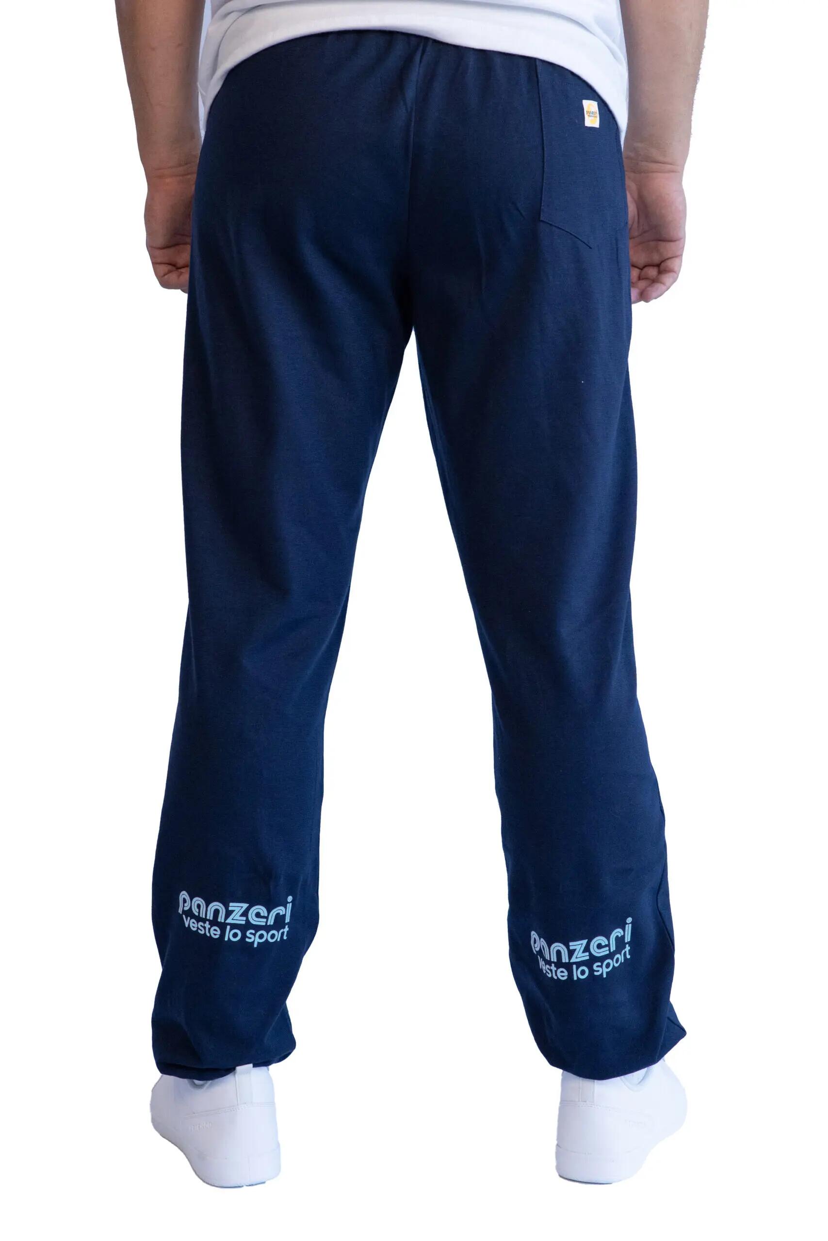 Jogging Panzeri Mixte  - Uni H - Bleu Marine / Bleu ciel 4/5