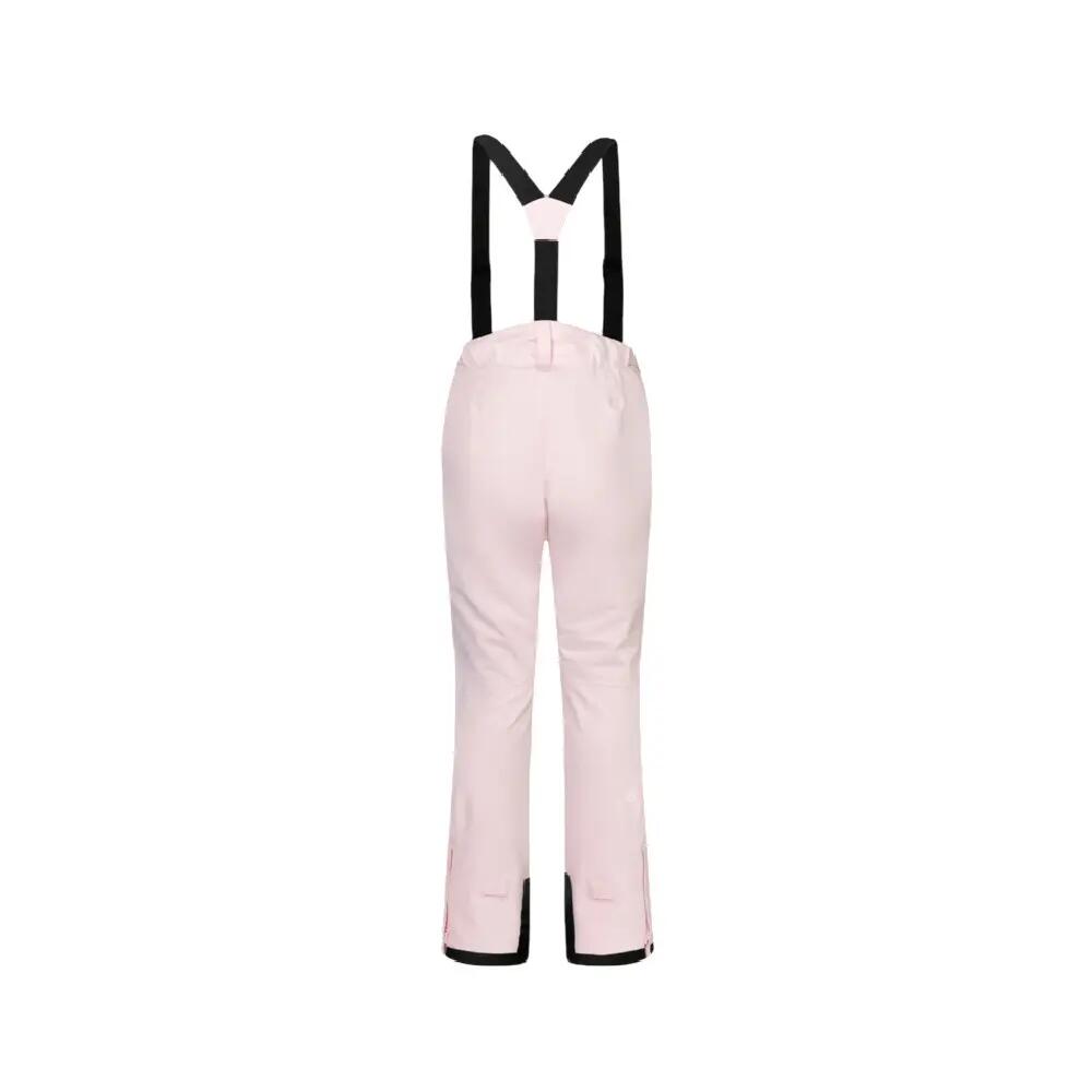 Pantalon De Ski À Taille Et Bretelles Ajustables DIMINISH Femme (Rose Pâle) 2/4
