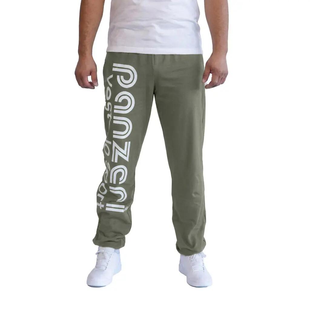 Jogging Panzeri Mixte  - Uni H - Kaki / Blanc 2/5