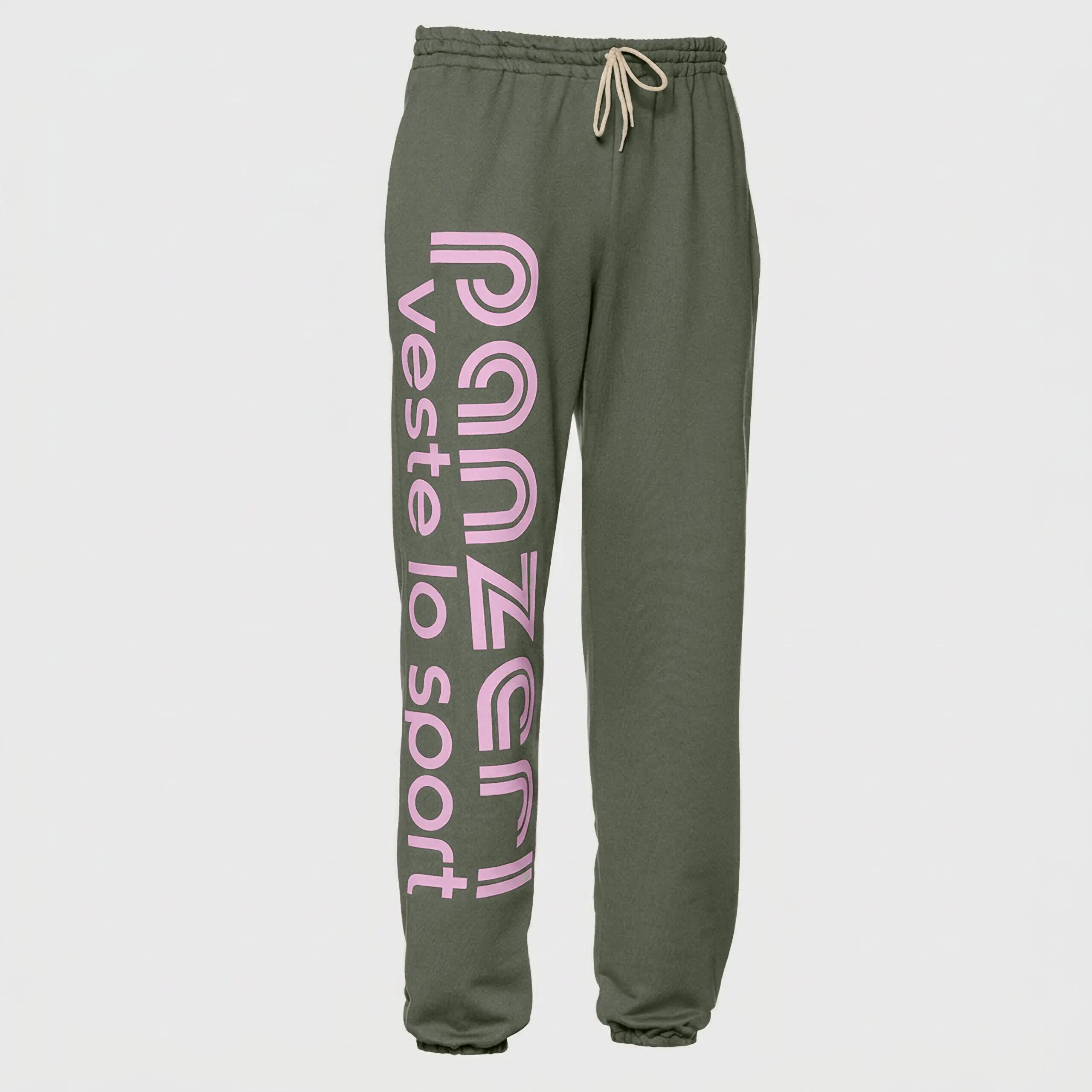 Jogging Panzeri Mixte  - Uni H - Kaki / Rose 6/7