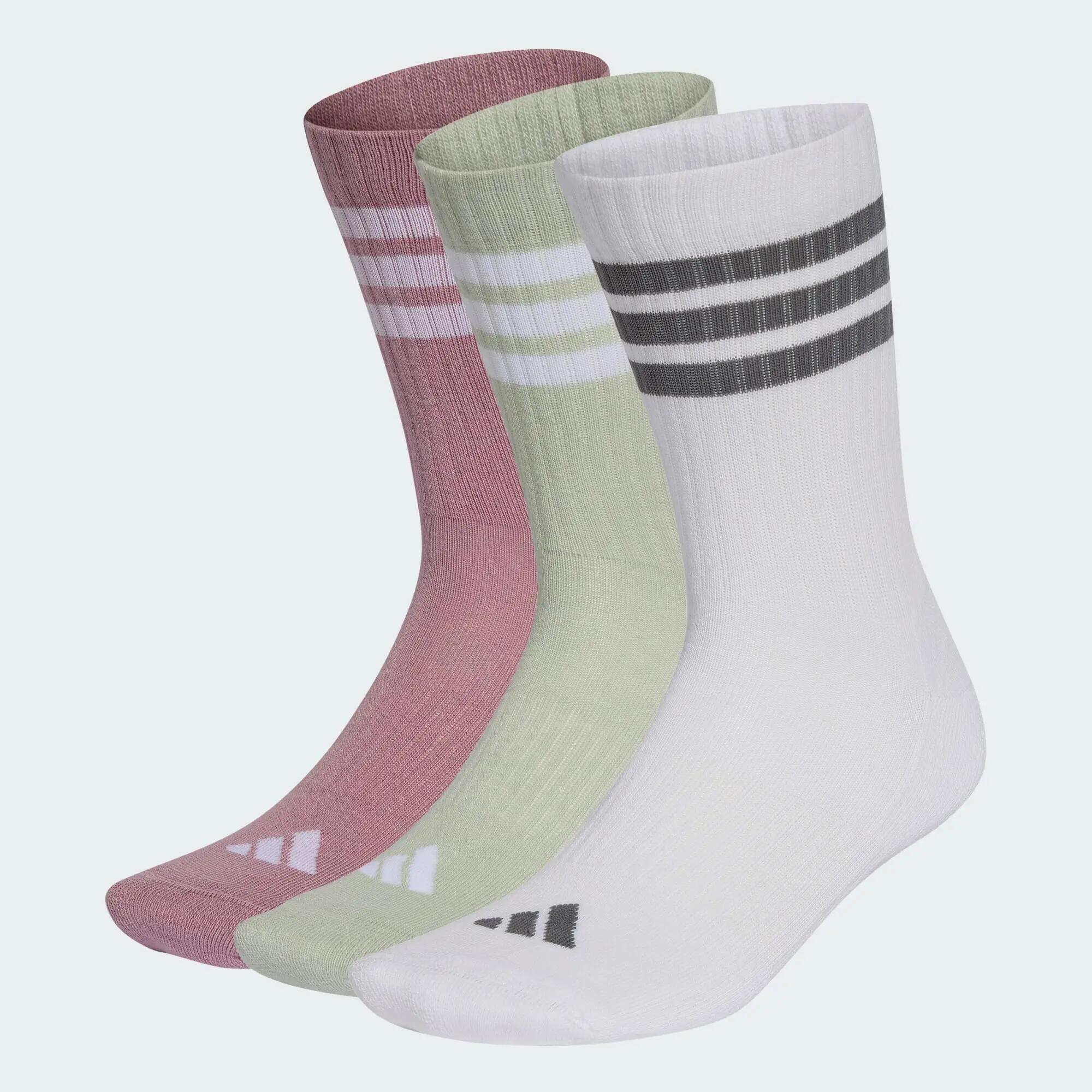 3-Stripes Cushioned Crew Socks 3 Pair Pack 5/5