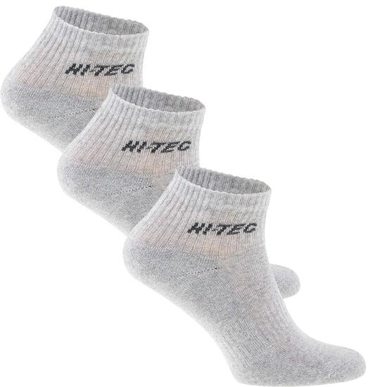Lot De 3 Chaussettes QUARRO Adulte (Gris / Gris Argent)