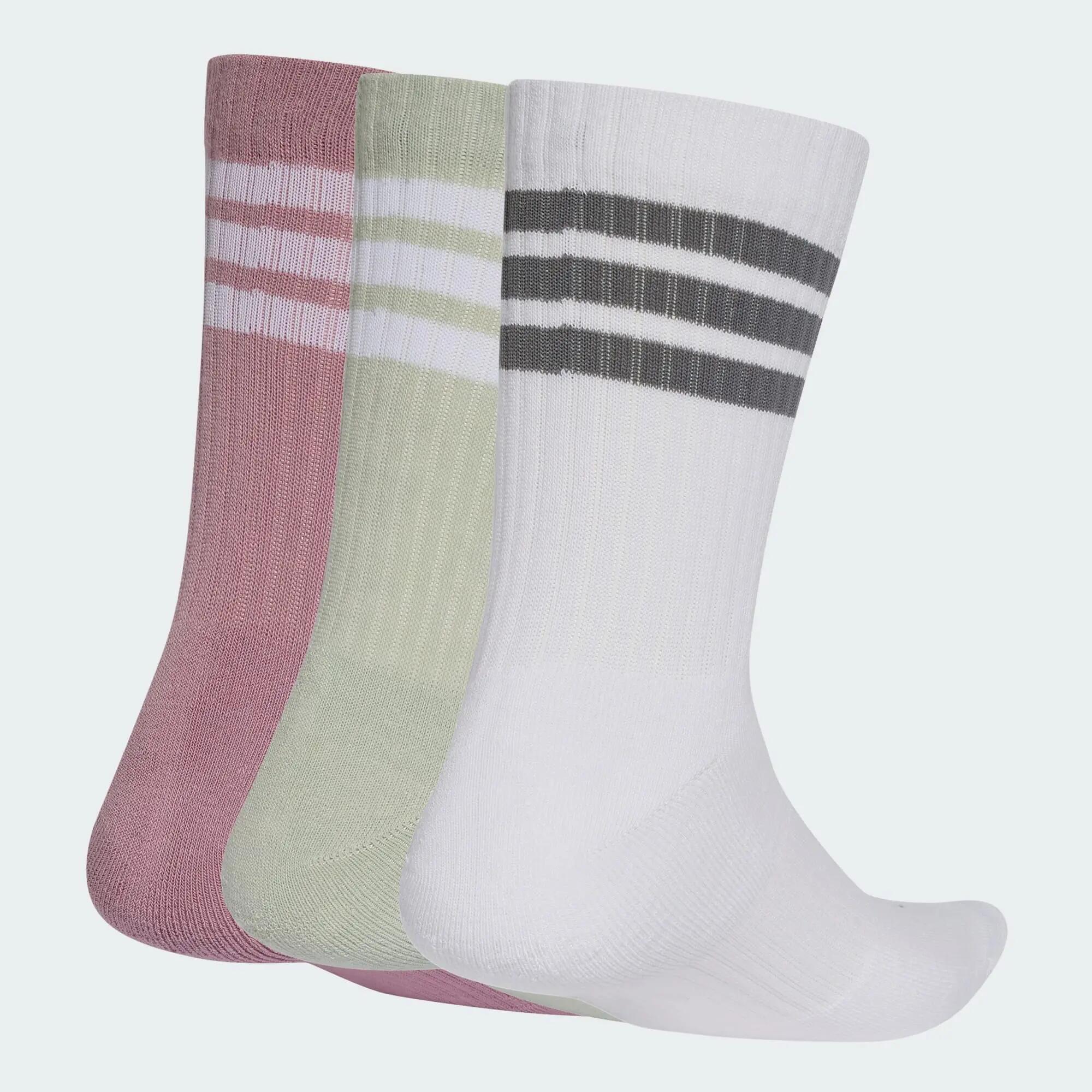 3-Stripes Cushioned Crew Socks 3 Pair Pack 2/5