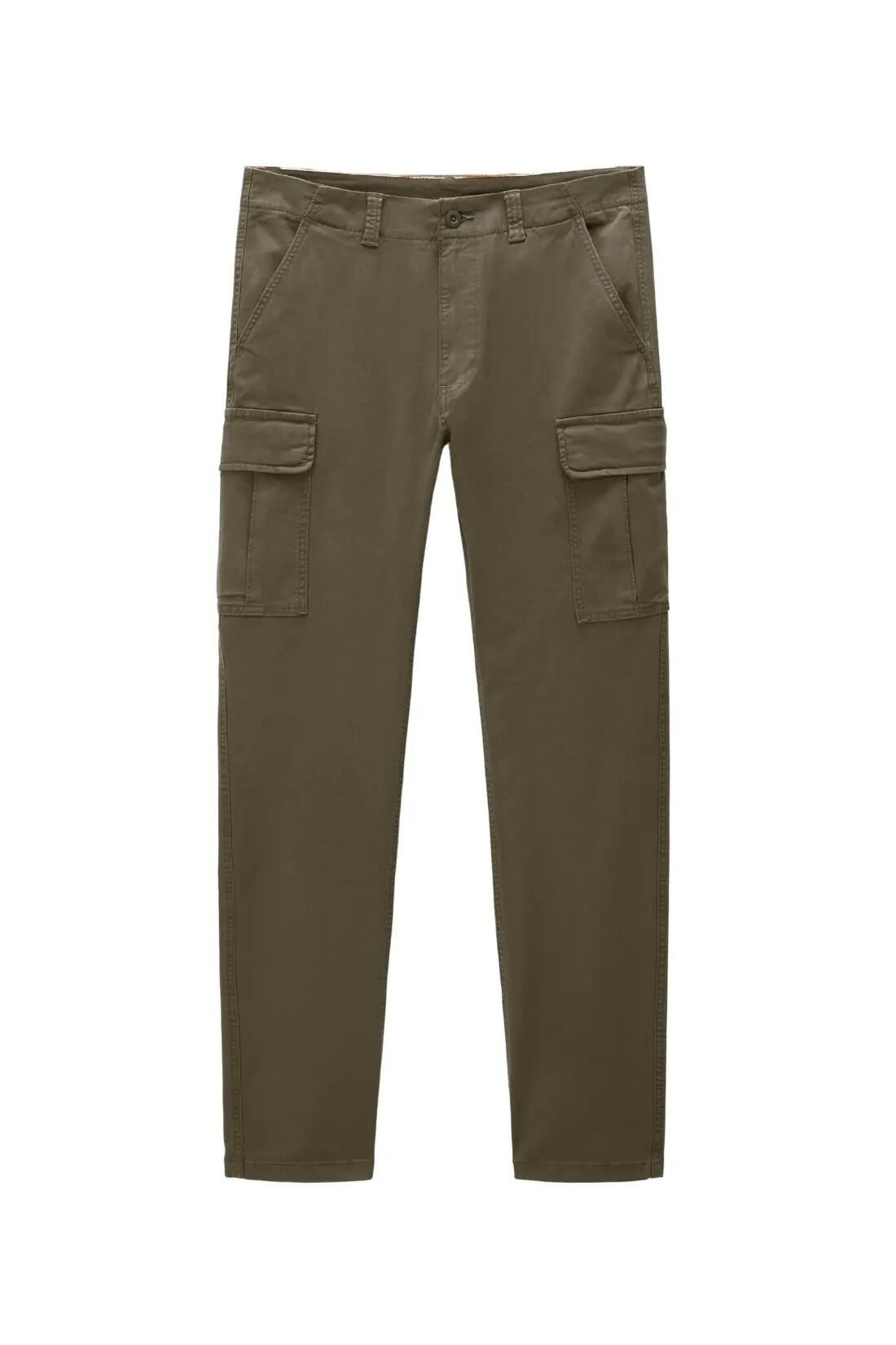 Pantalon cargo - homme - 6 poches - Mels - vert militaire 2/2
