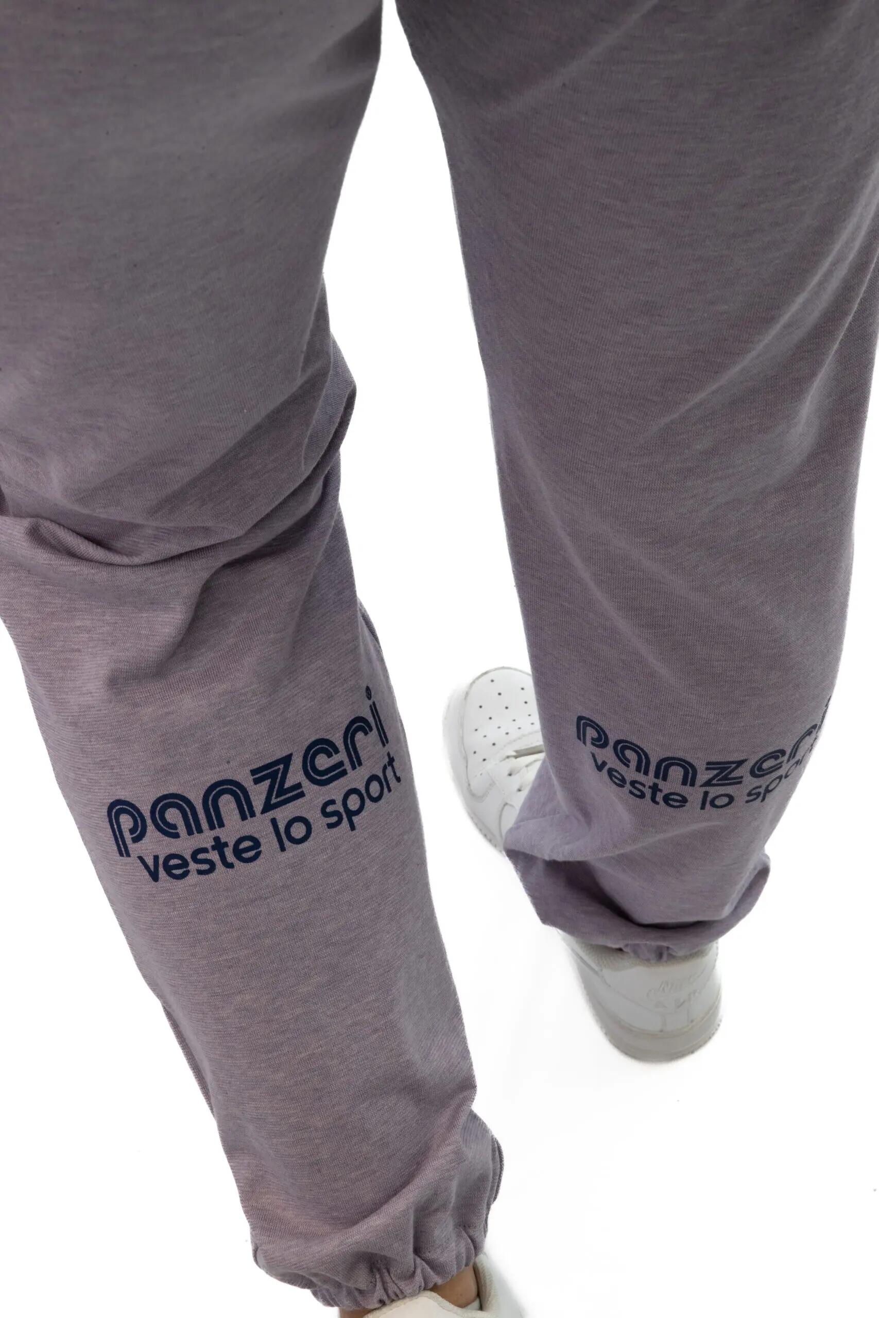 Jogging Panzeri Mixte  - Uni H - Lilas / Bleu Marine 2/2