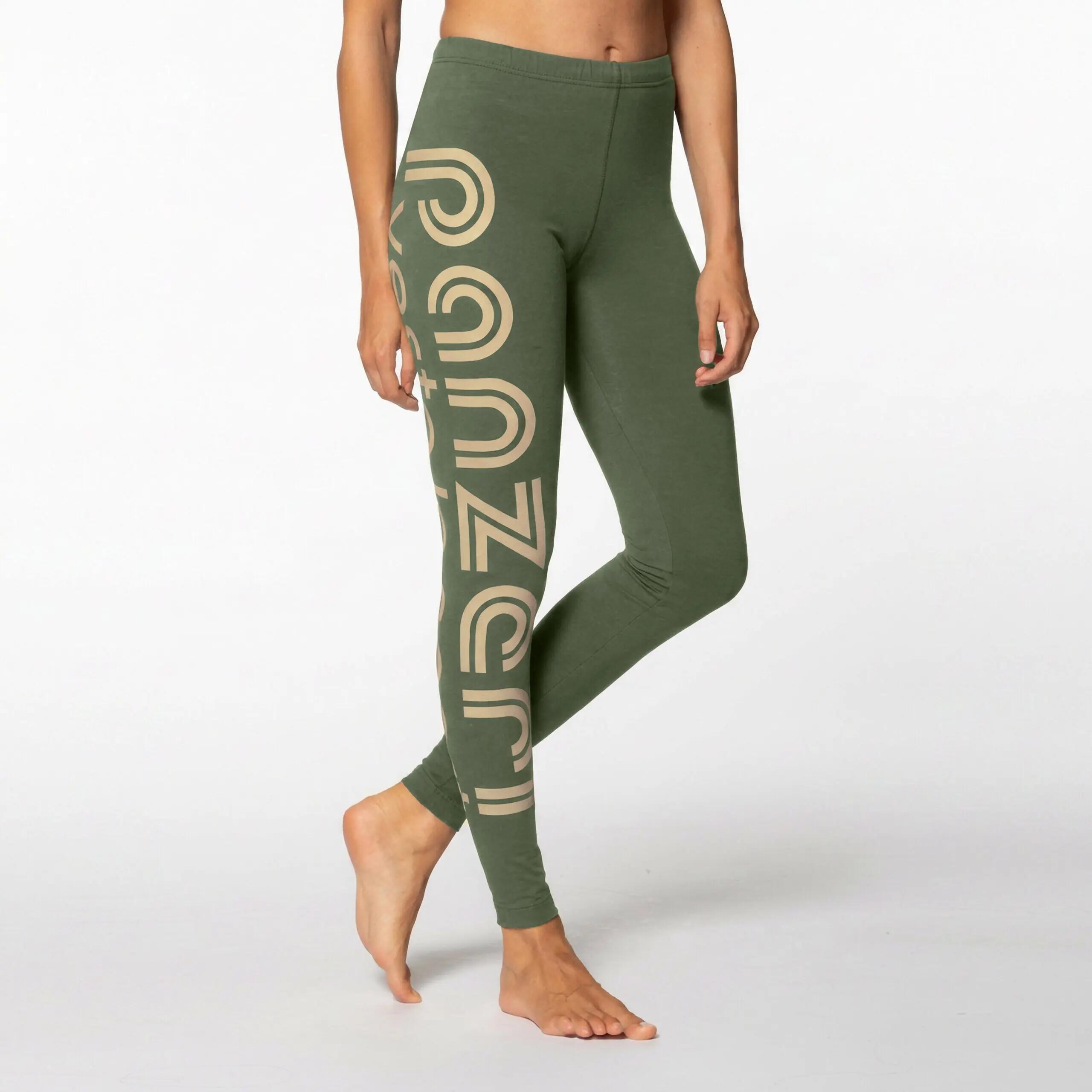 Legging De Sport - Joy T - Kaki / Beige 5/7