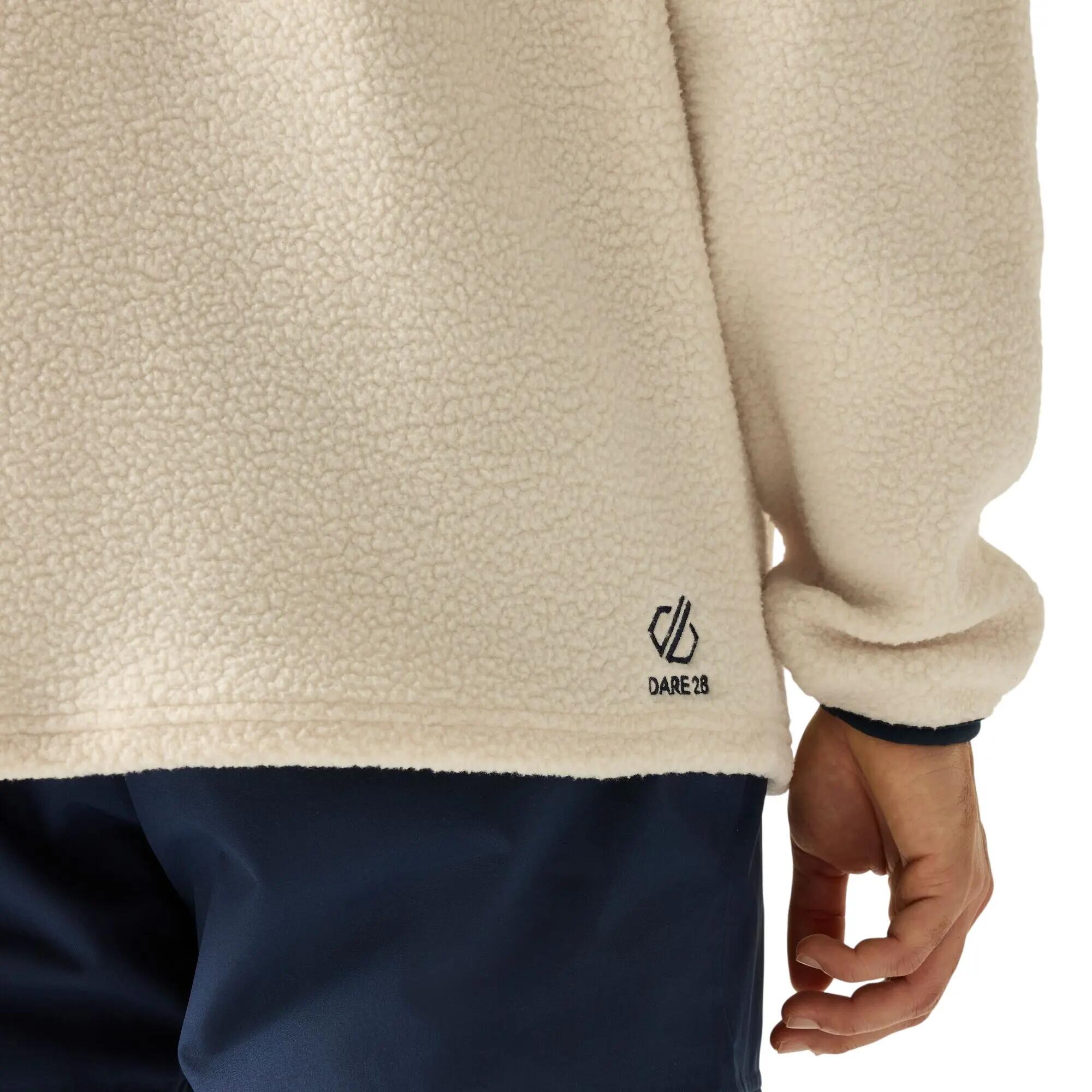 Mens Twin Tip Snap Fleece Top (Almond Milk) 7/7