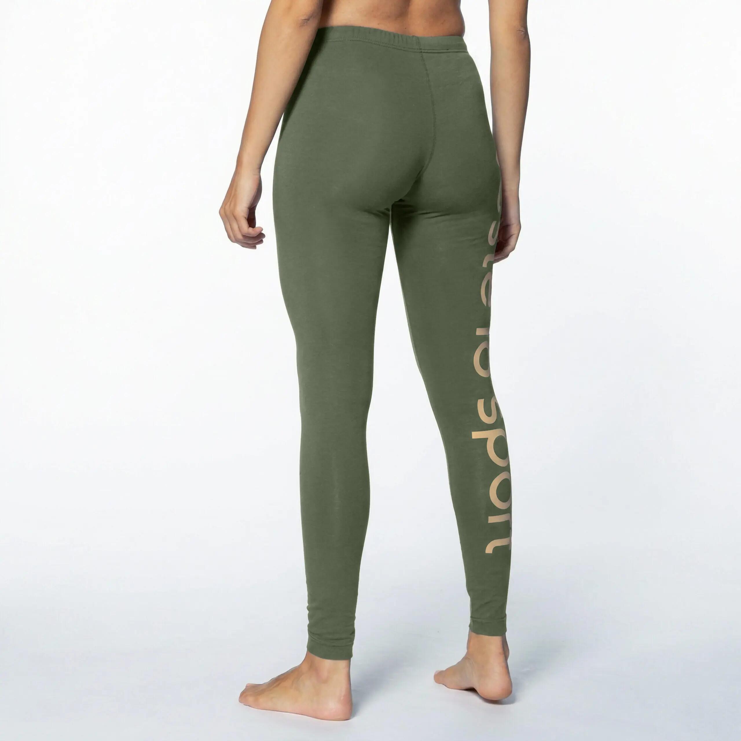 Legging De Sport - Joy T - Kaki / Beige 3/7