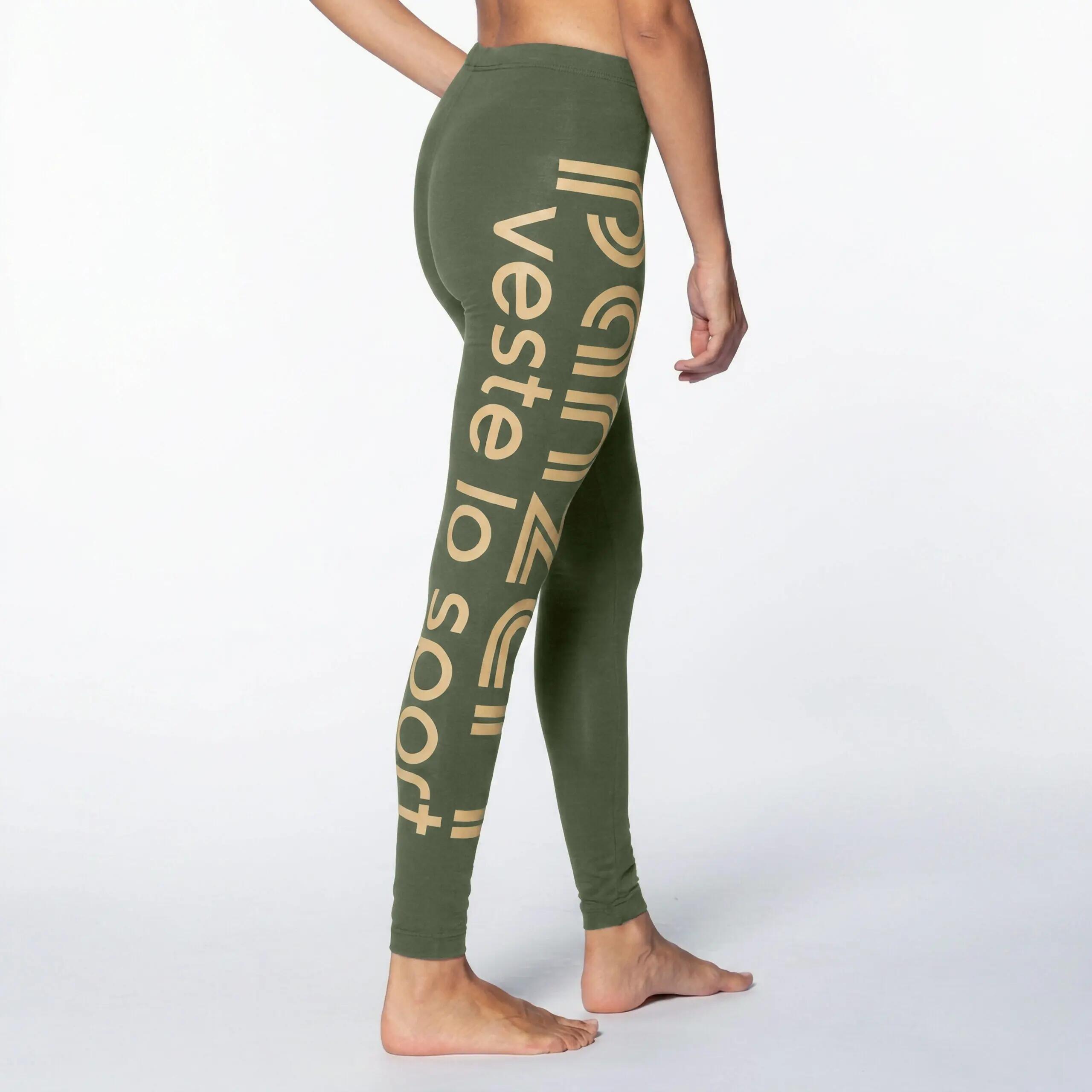 Legging De Sport - Joy T - Kaki / Beige 2/7