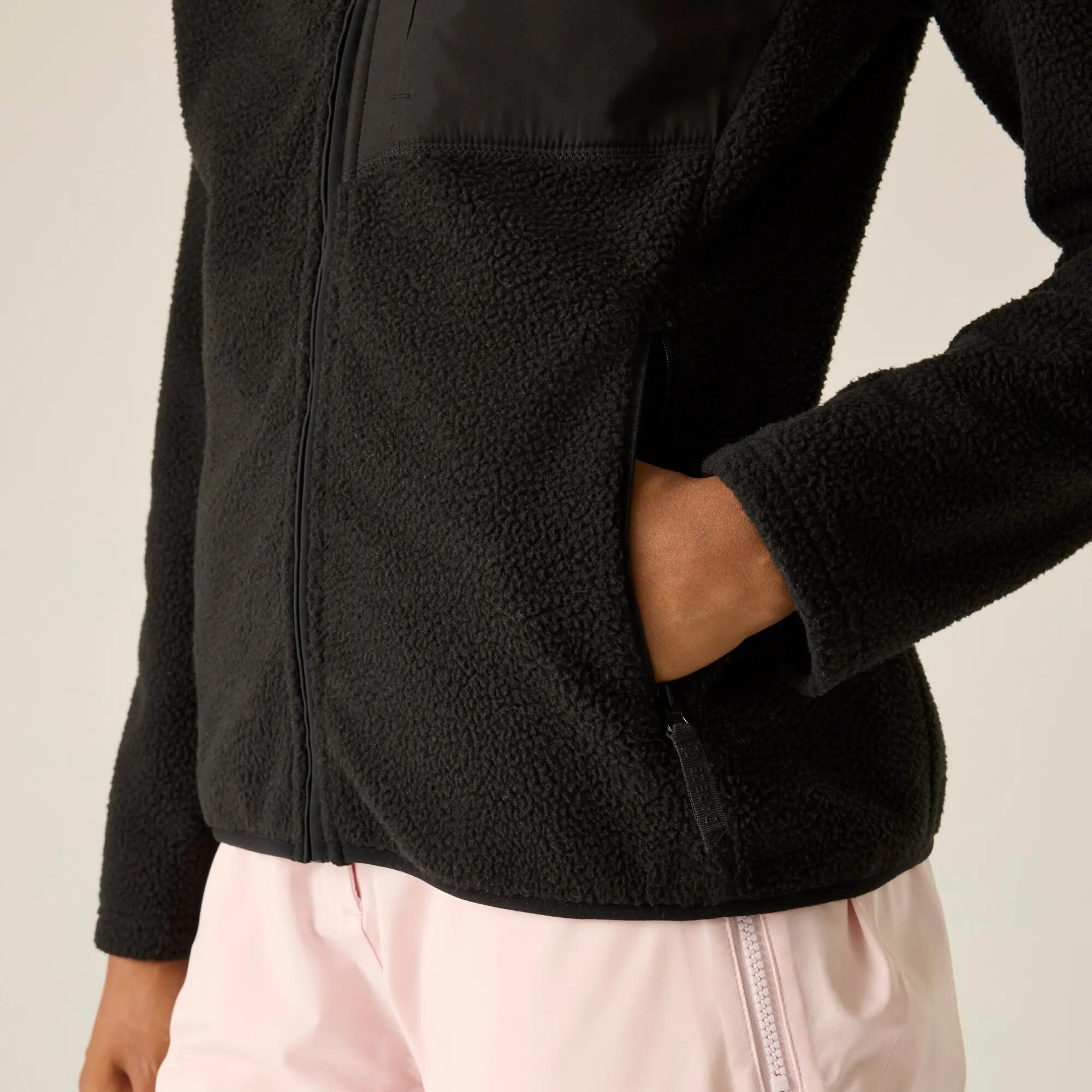 "Excursion" Fleecejacke für Damen Schwarz 6/7
