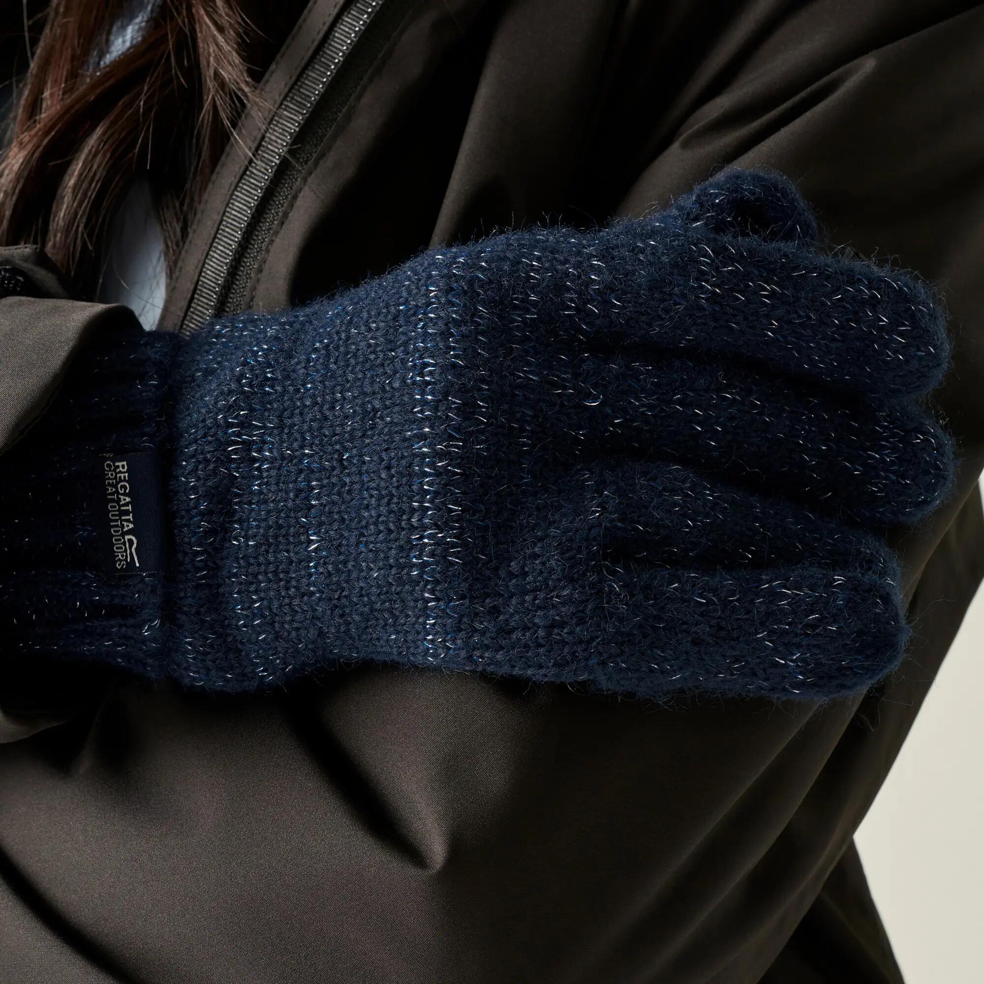 Donna Guanti Invernali Regatta Multimix Blu Navy 7/7