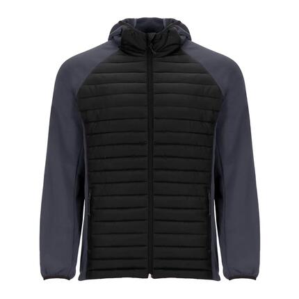 Unisex Minsk geïsoleerde gewatteerde jas voor volwassenen (Effen Zwart/Zwarte
