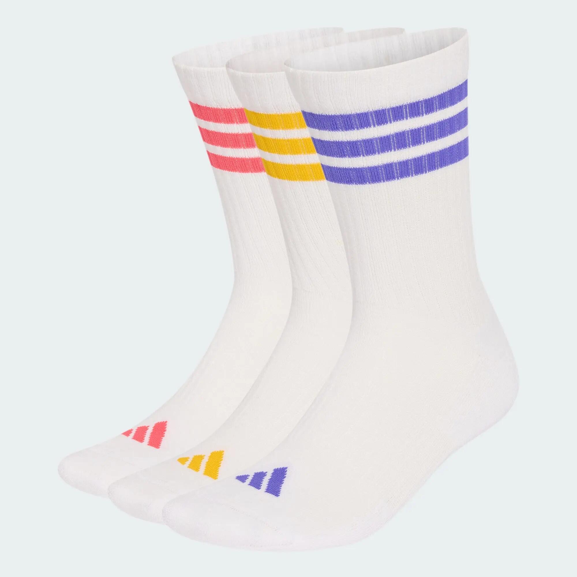 3-STRIPES GEVOERDE SPORTSWEAR SOKKEN 3 PAAR 5/5
