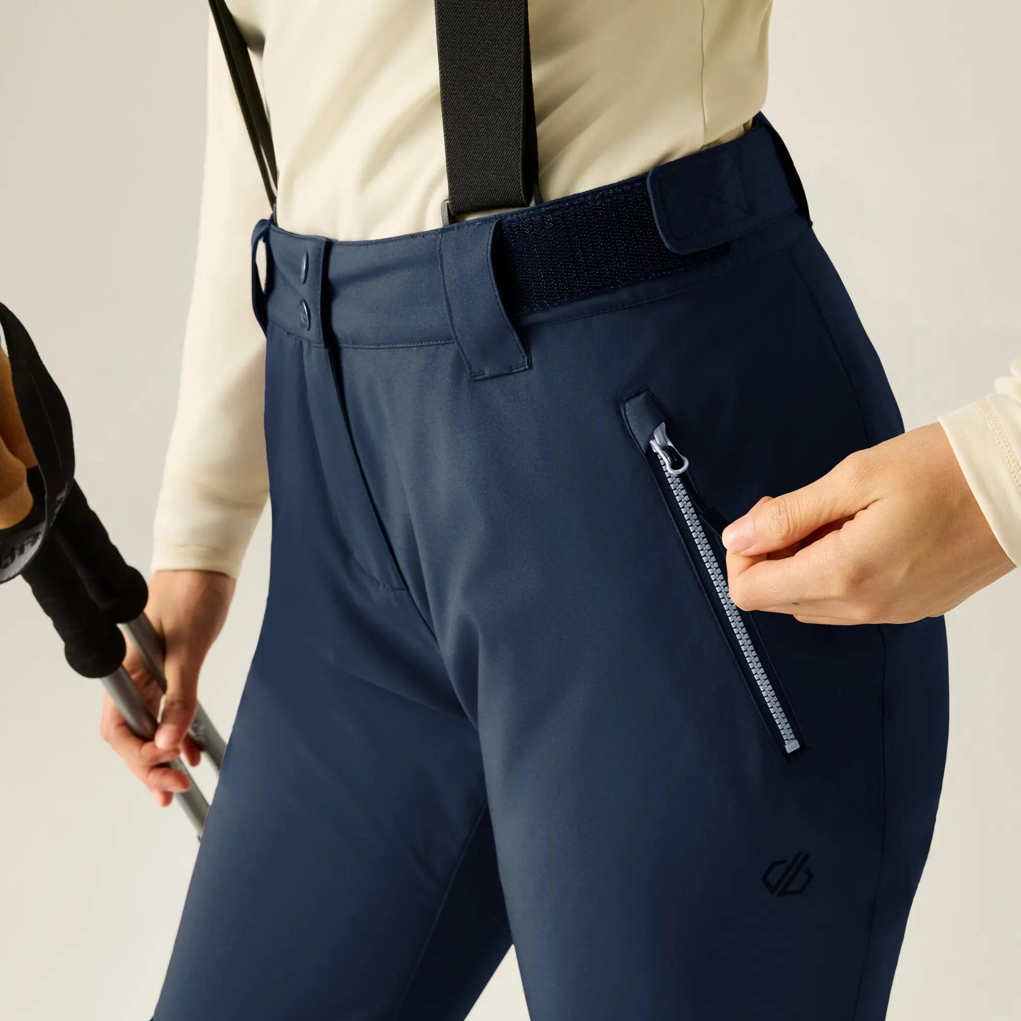Womens/Ladies Effused III Ski Trousers (Navy) 6/7