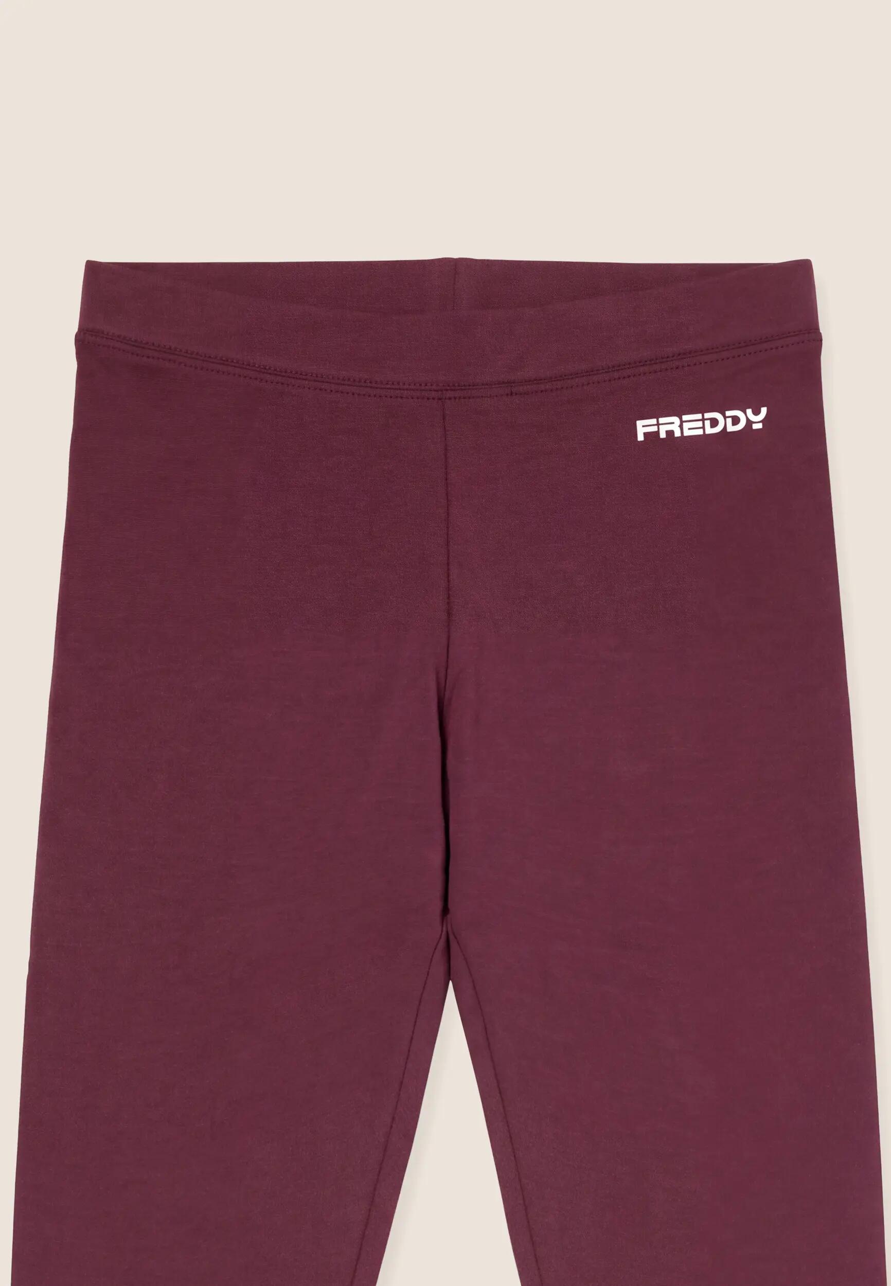 Leggings à taille classique en jersey élastique épais 3/3