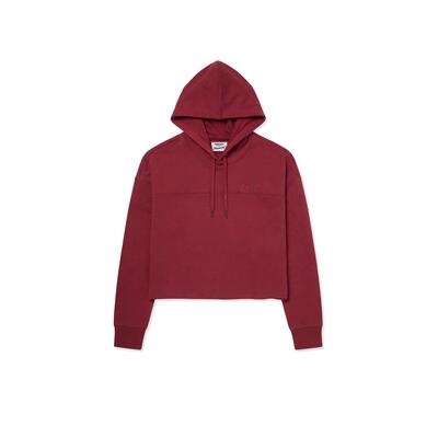 Felpa boxy cropped donna con cappuccio Freddy MOV