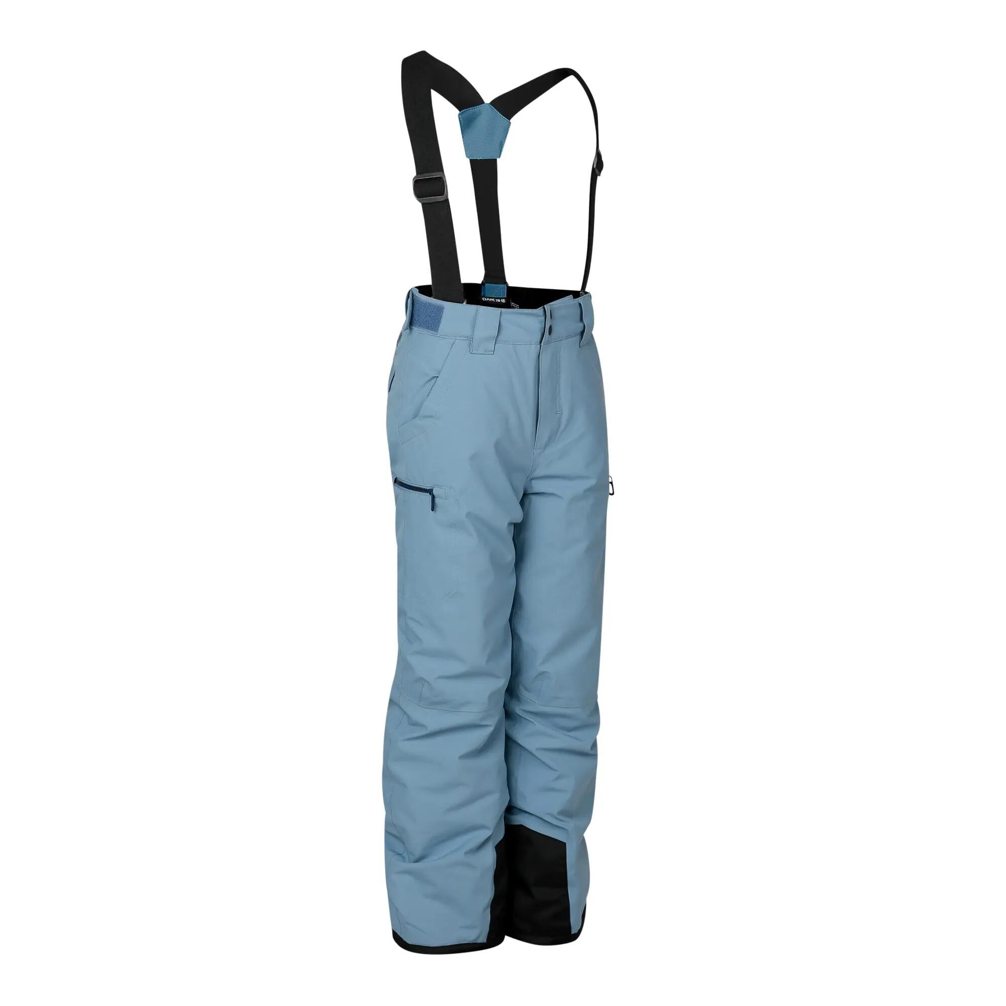 Childrens/Kids Pow III Insulated Ski Trousers (Dusky Blue) 4/7