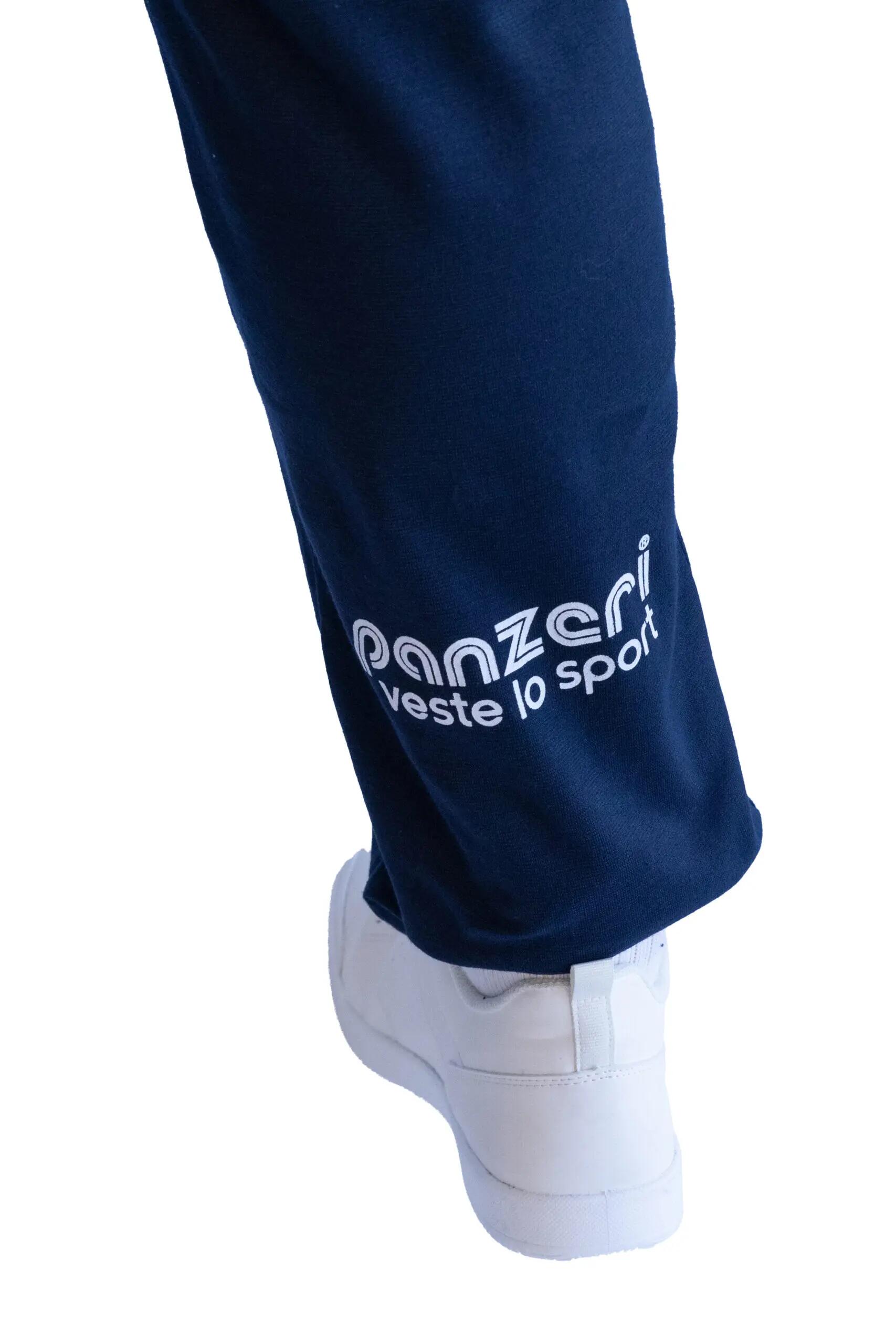 Jogging Panzeri Mixte  - Uni H - Bleu Marine / Blanc 6/6