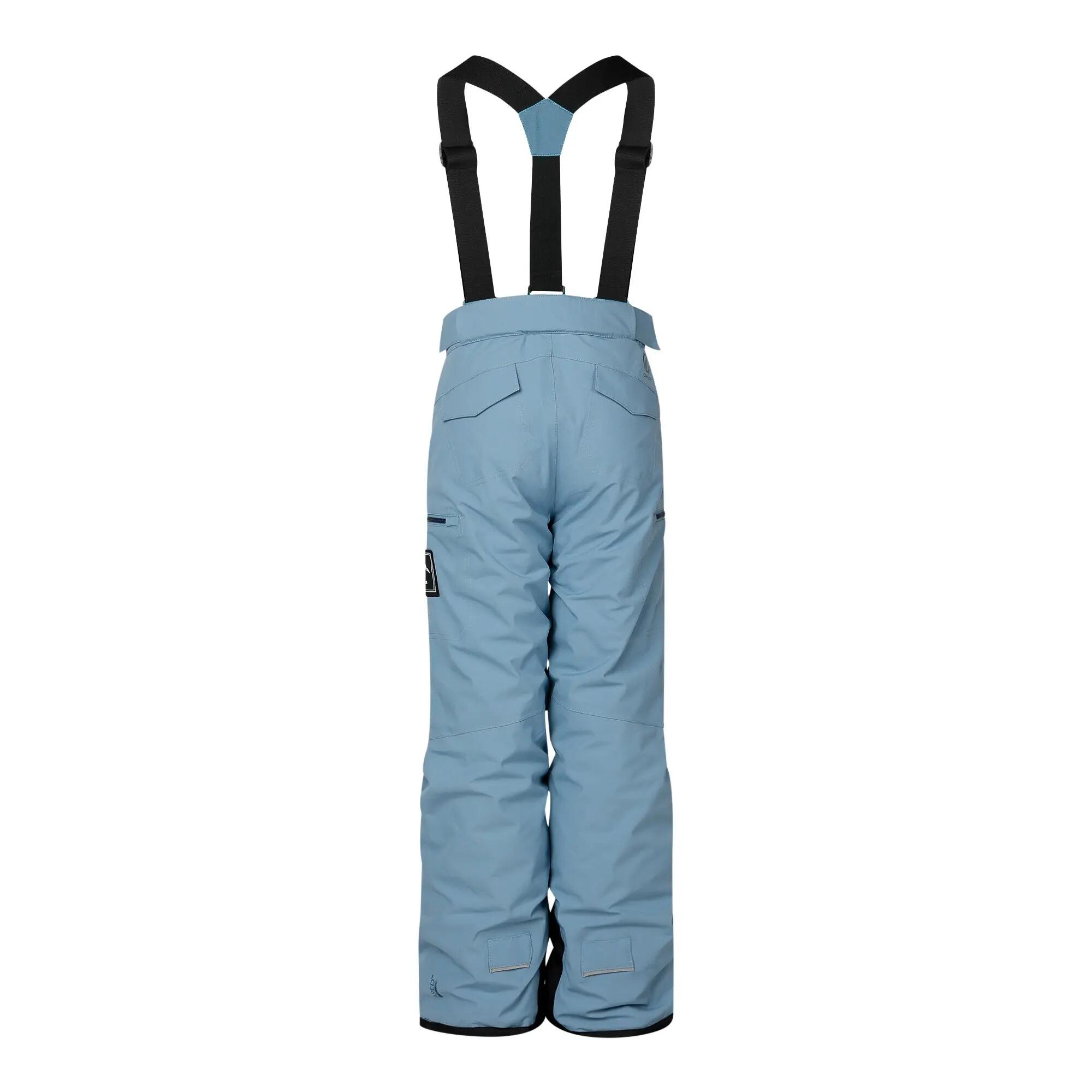 Childrens/Kids Pow III Insulated Ski Trousers (Dusky Blue) 3/7