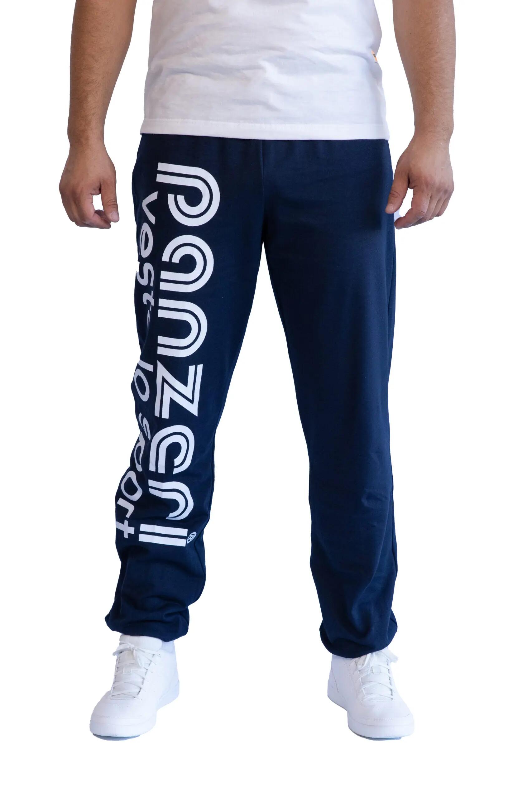 Jogging Panzeri Mixte  - Uni H - Bleu Marine / Blanc 2/6