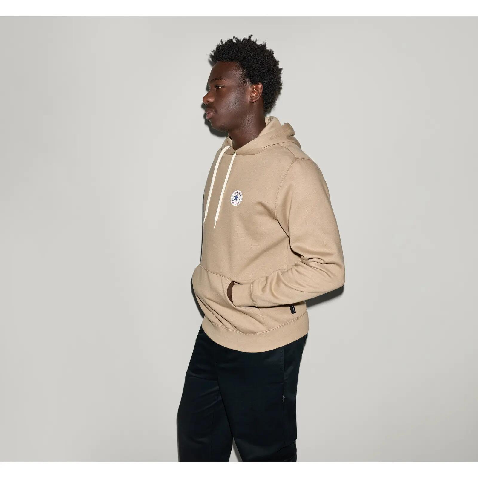 Capot Converse Chuck Patch Hoodie, Beige, Unisexe 3/5