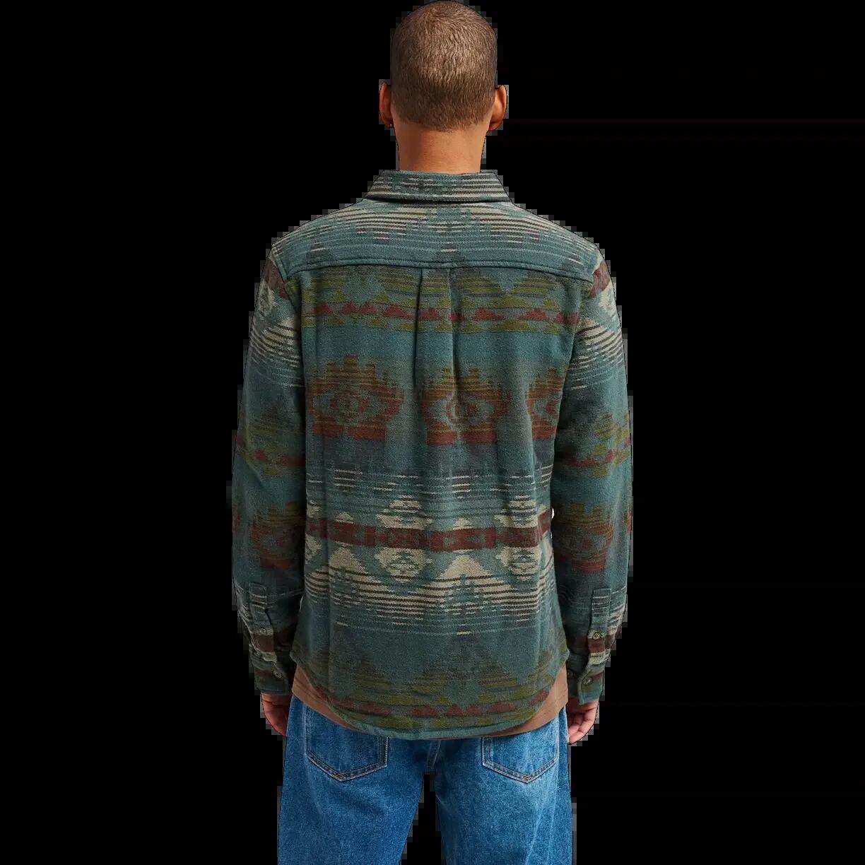 Camisa Rvca Dayshift Verde 2/6
