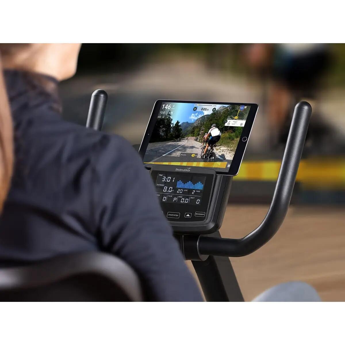 Liegeergometer Cykling P8 Comfort - Heimtrainer Fahrrad mit LCD Display 5/13
