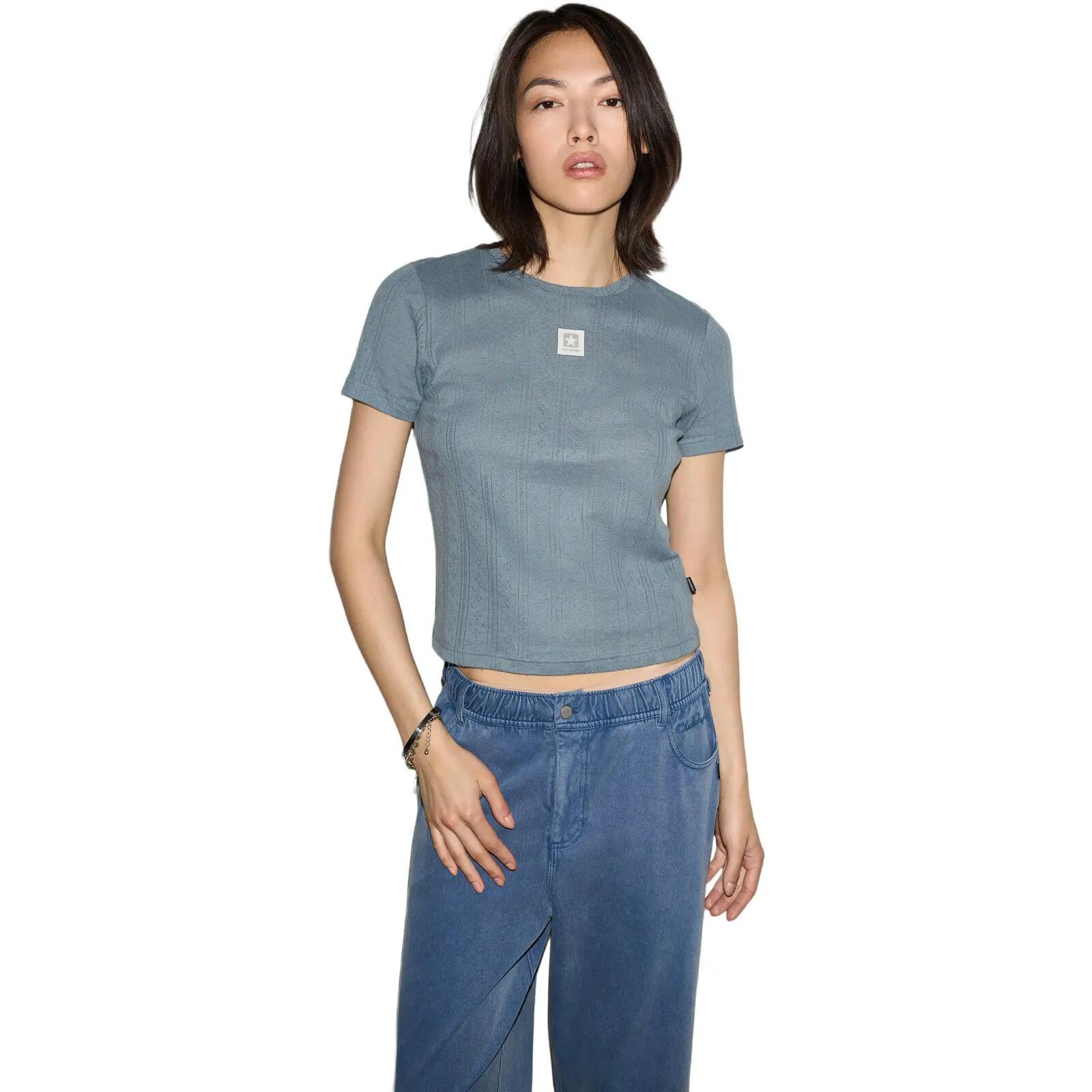Tricou femei Converse Utility Tee, Albastru