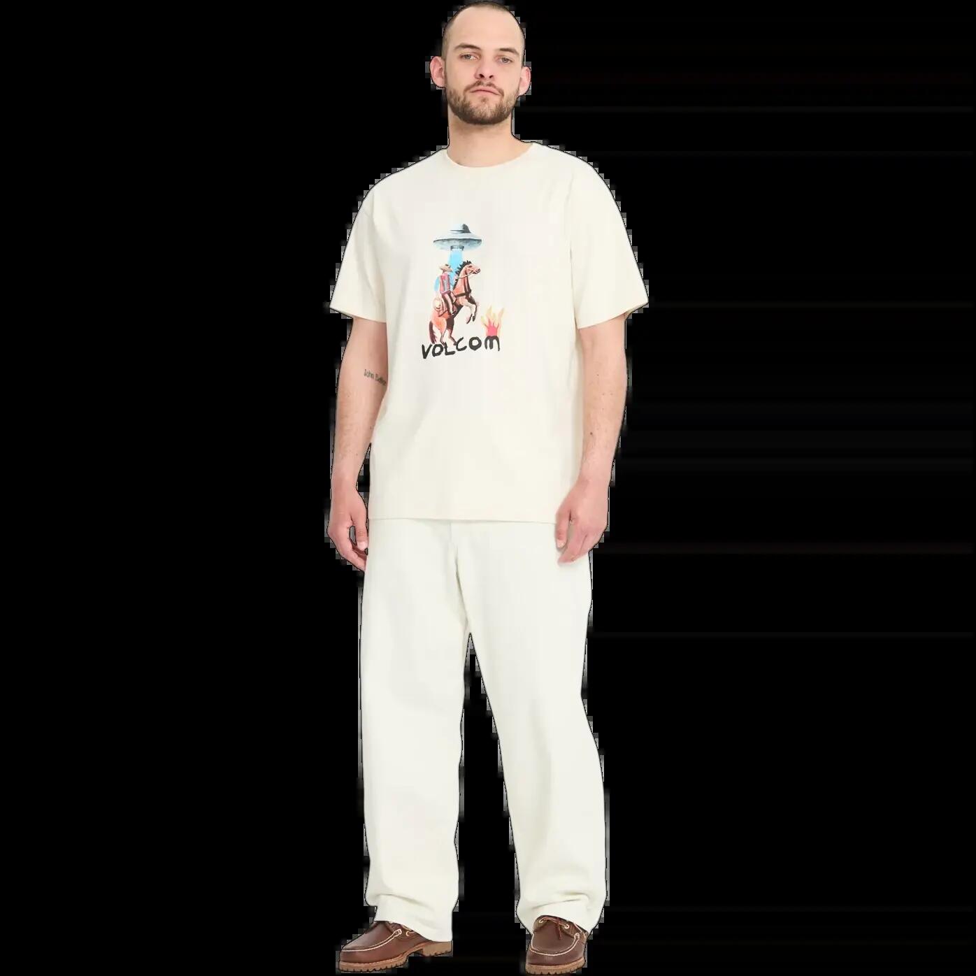 Pantalón Volcom Billow Denim Blanco Suave 5/5