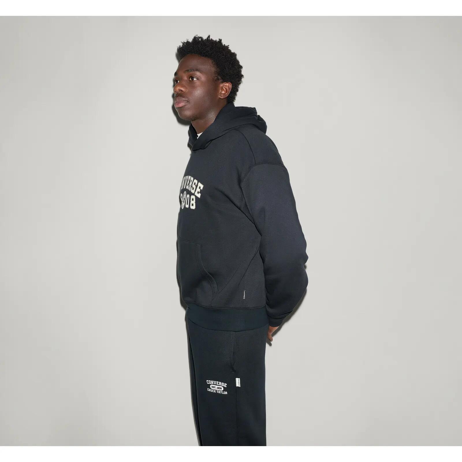 Kap Converse 1908 Hoodie, Zwart, Uniseks 4/5