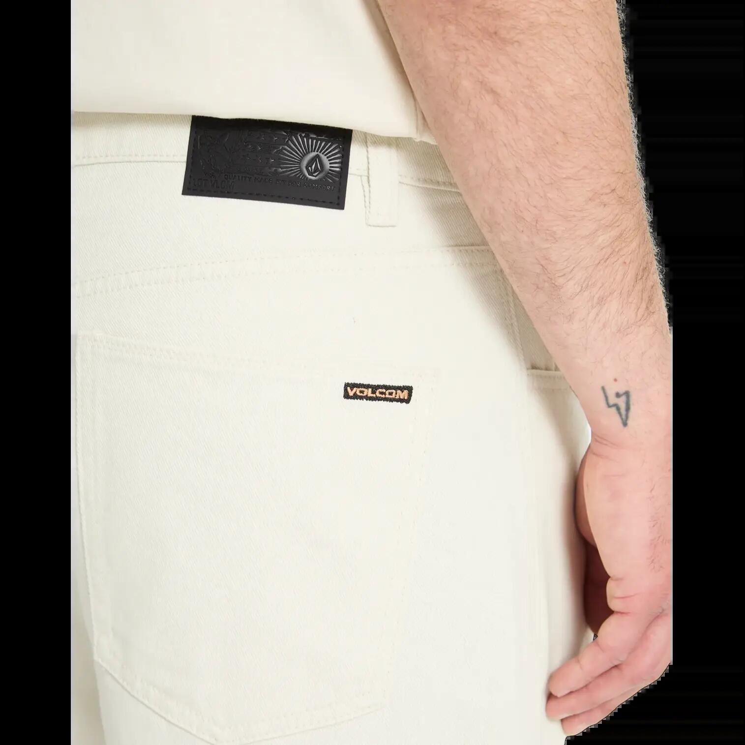 Pantalón Volcom Billow Denim Blanco Suave 4/5