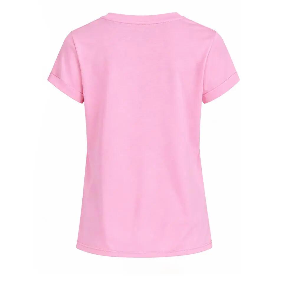 T-Shirt Champion Grafica Rosa/Blu per Bambina 3/3