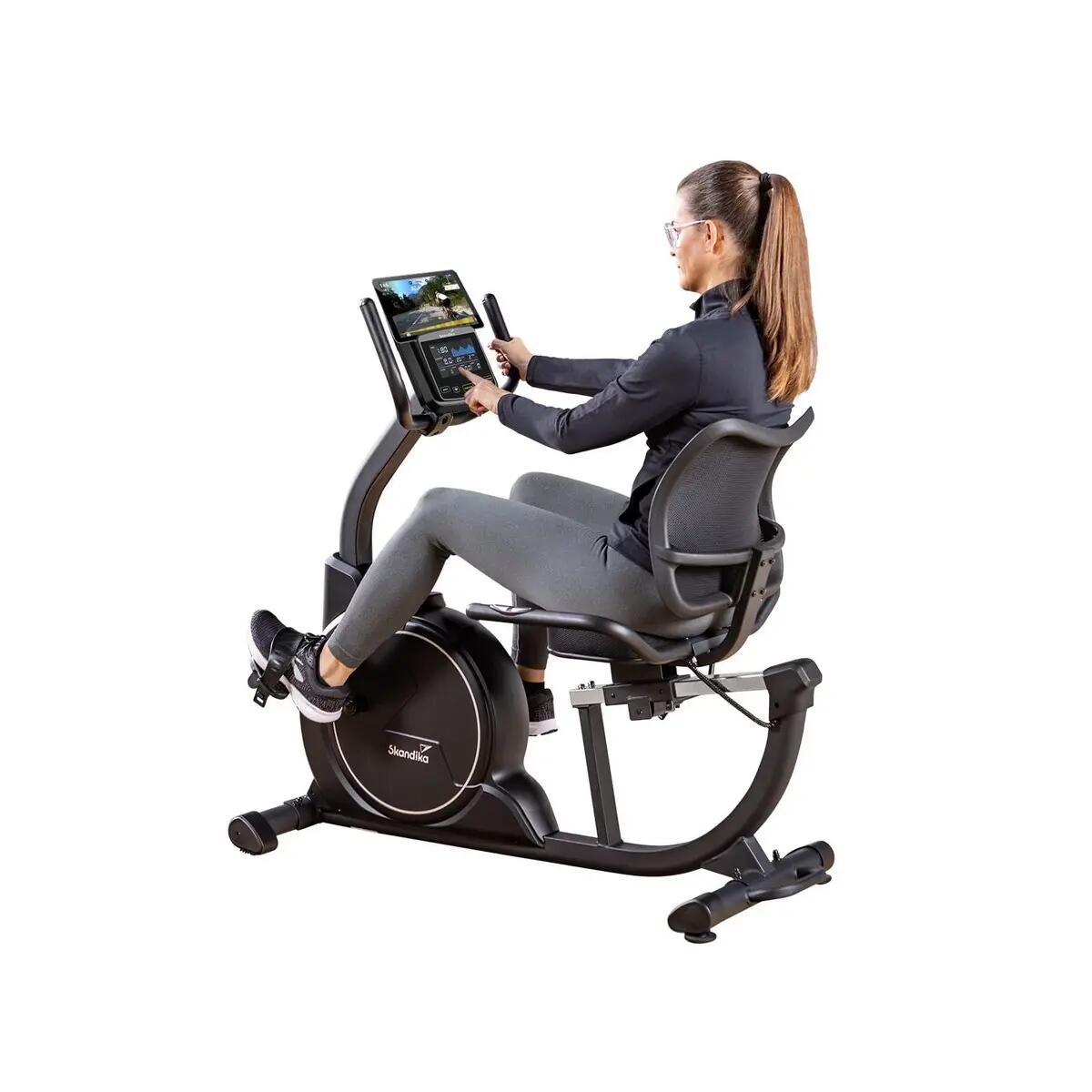 Liegeergometer Cykling P8 Comfort - Heimtrainer Fahrrad mit LCD Display 13/13