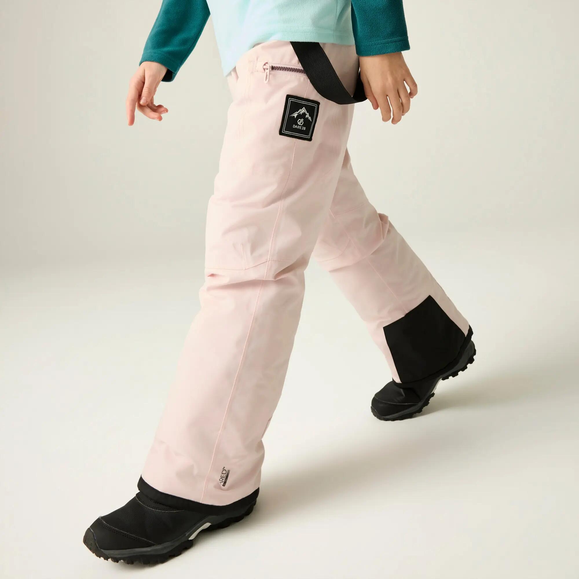 Childrens/Kids Pow III Insulated Ski Trousers (Pink Haze) 4/7