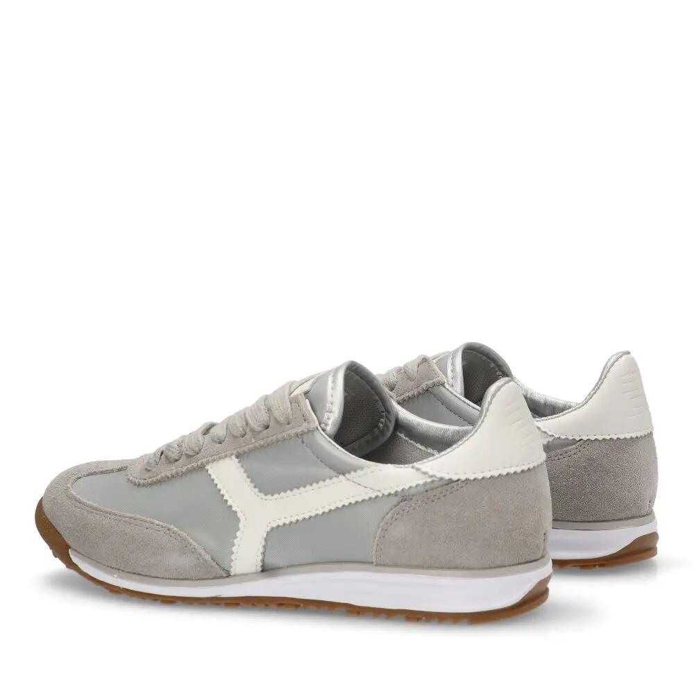 Deportivas Casual Mujer Suela Plana - Modelo 50006 Gris 4/6