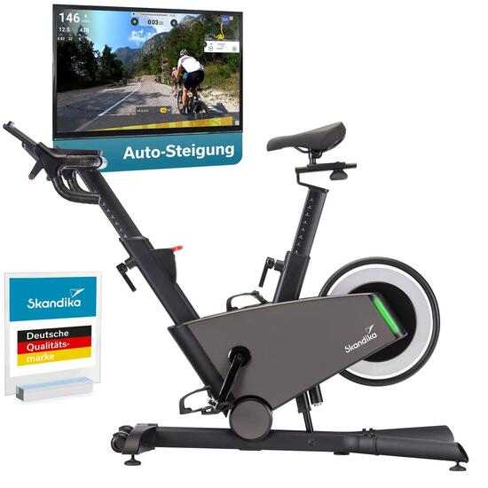 Vélo de biking Kliva 800-S - Vélo d'intérieur 800W SMART avec LED et inclinaison