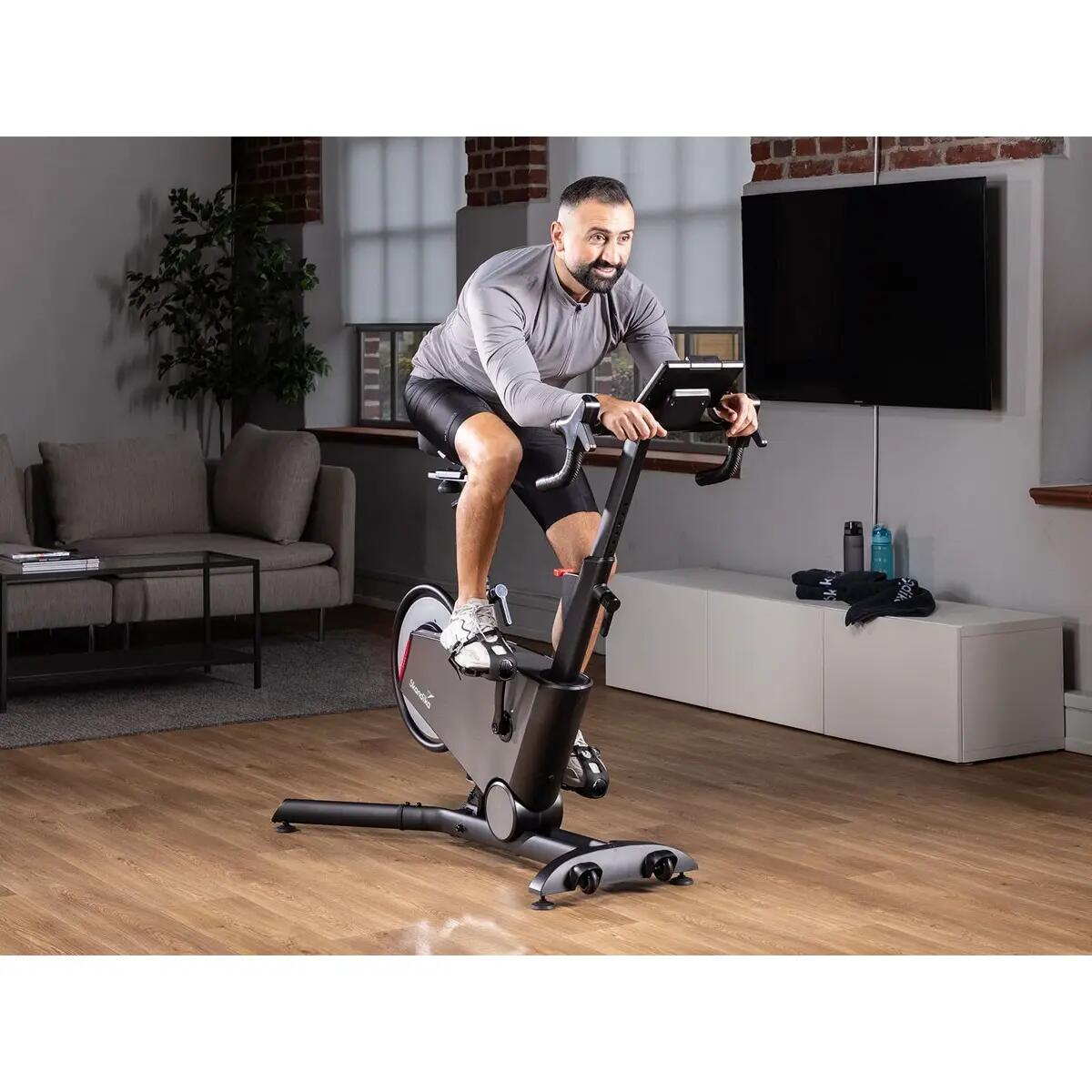 Vélo de biking Kliva 800-S - Vélo d'intérieur 800W SMART avec LED et inclinaison 8/14