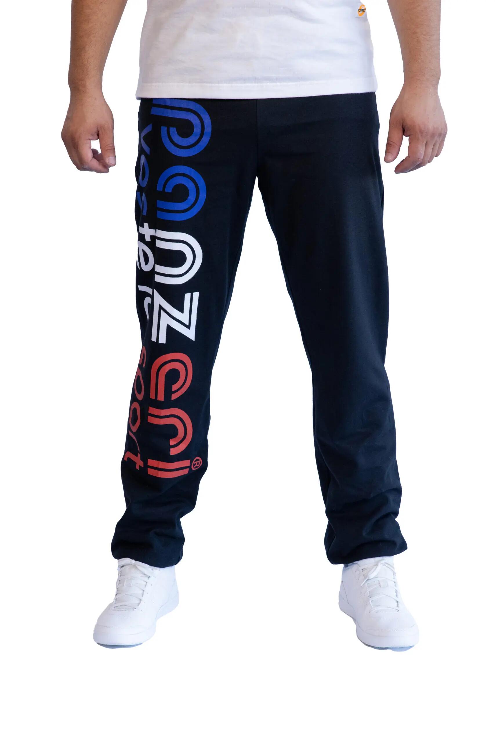Jogging Panzeri Mixte  - Uni H - Noir / France 2/6