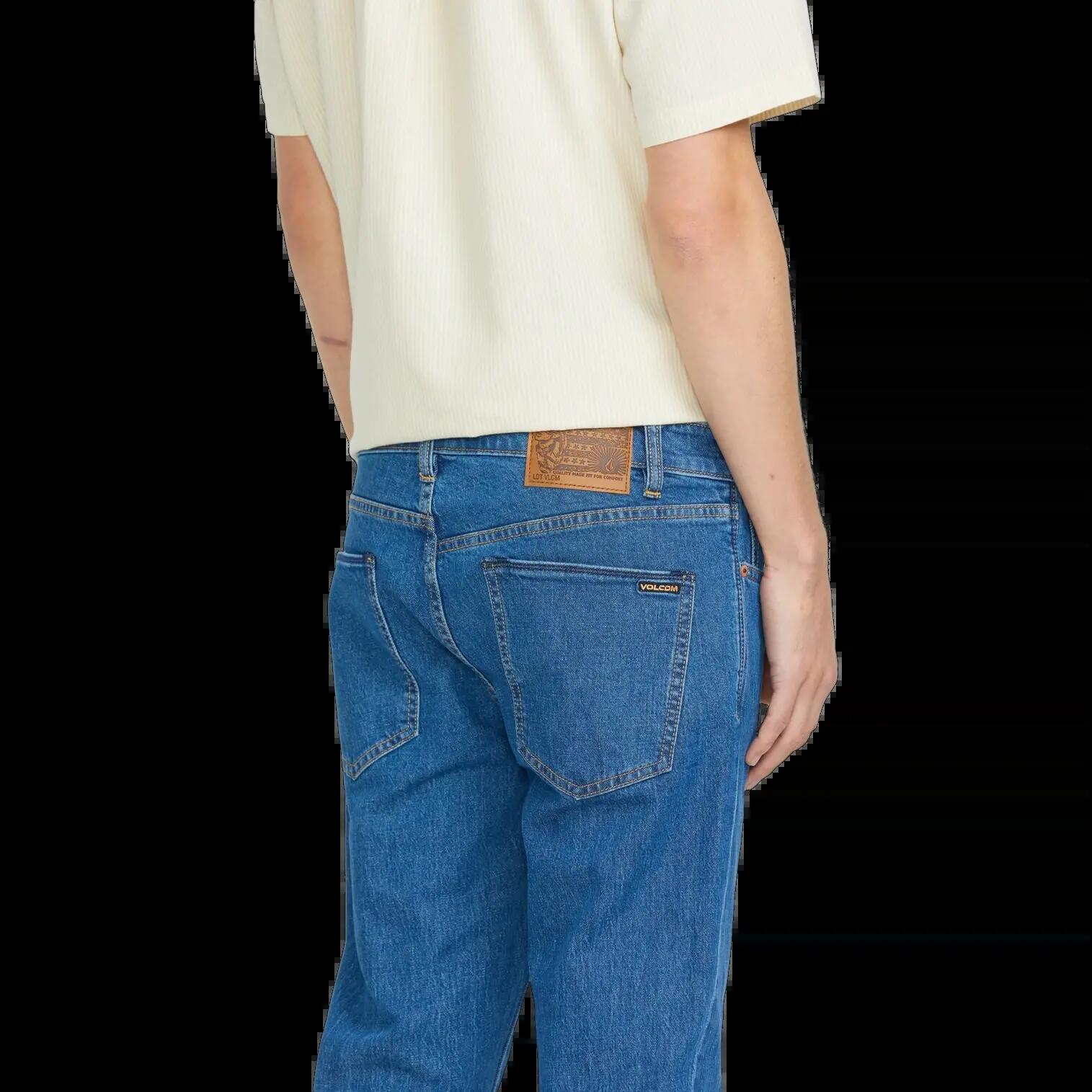 Pantalon Volcom Vorta Denim Bleu Foncé L34 4/5